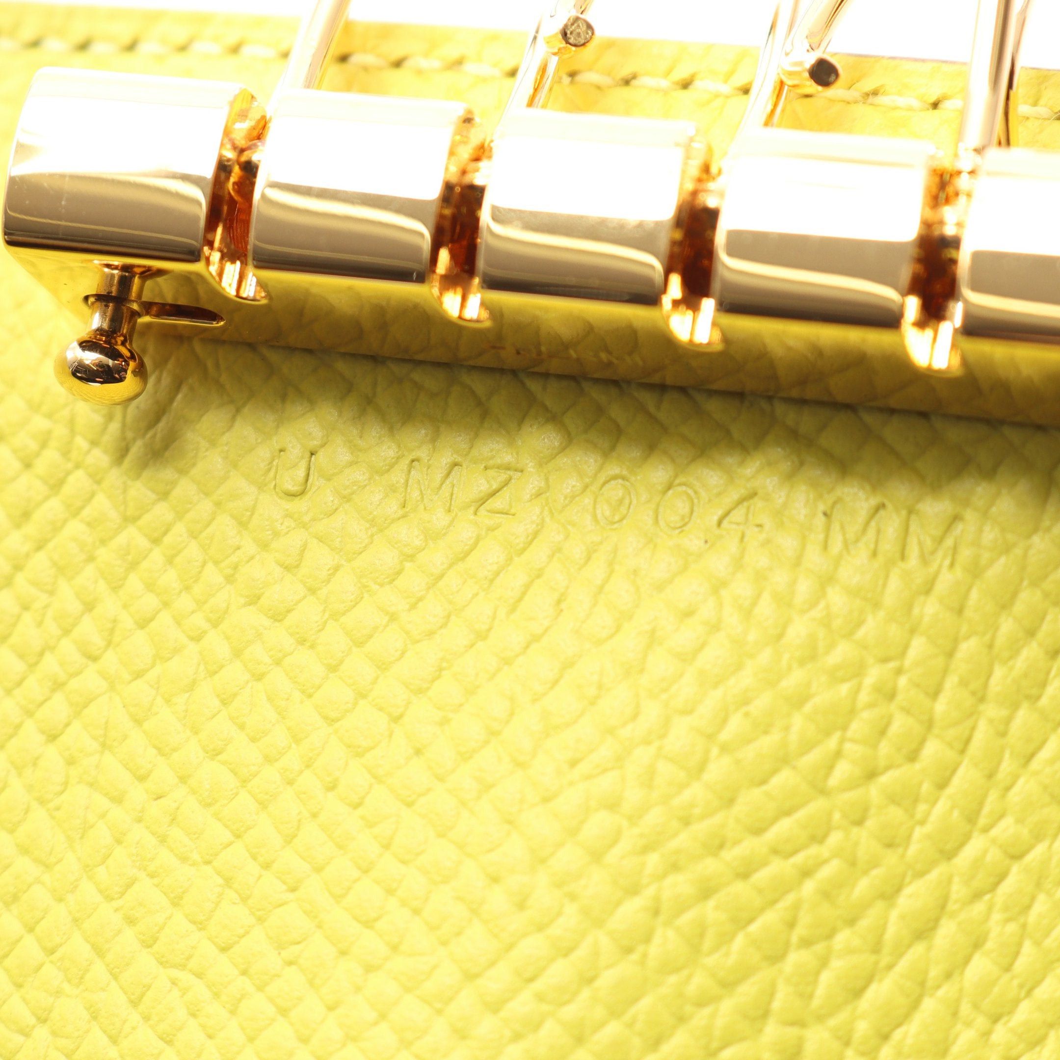 Hermes Hermes Bearn Jaune Naple 4 Ring Chain Key Case Veau Epsom Yellow Gold Hardware U Stamp Size ONE SIZE - 5 Thumbnail