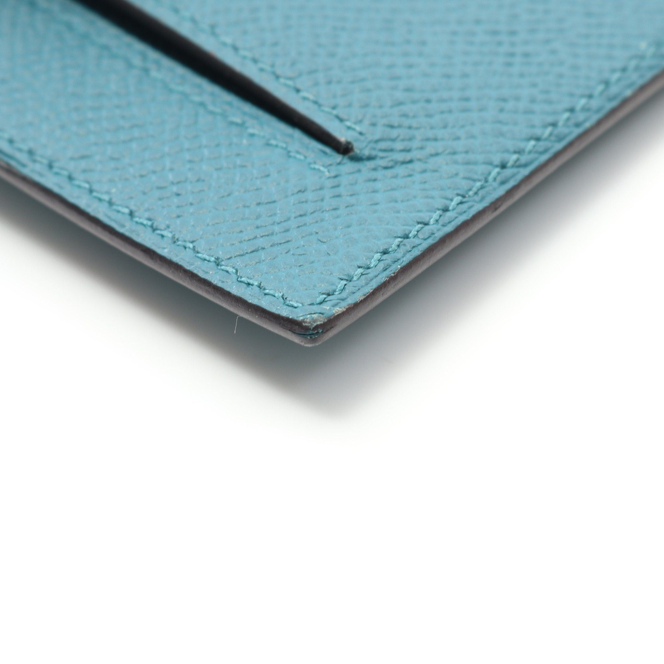 Hermes Hermes Kelly Pocket Compact Veil Vertigo Coin Purse Veau Epsom Blue Green Gold Hardware D Stamp Size ONE SIZE - 7 Thumbnail