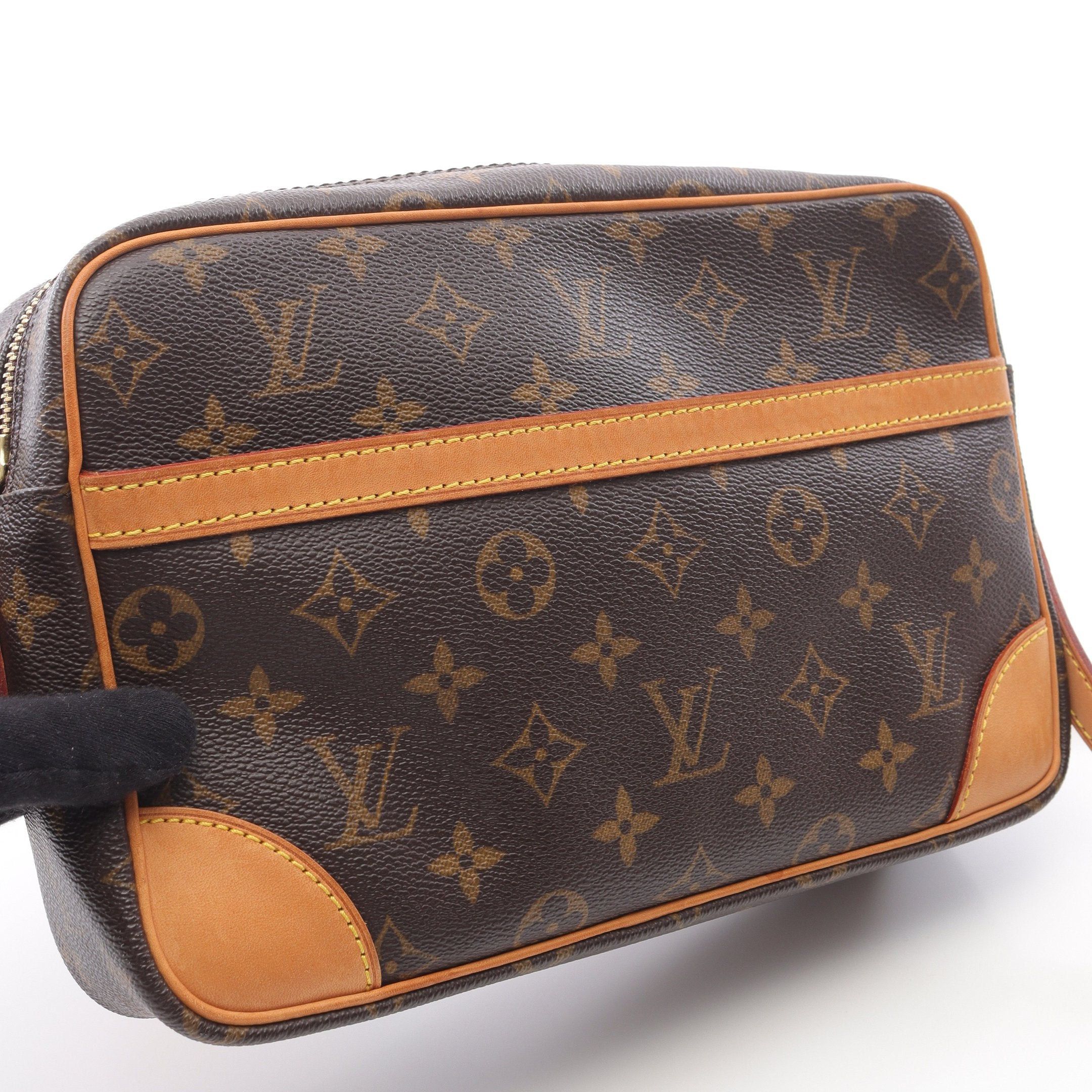 Louis Vuitton Louis Vuitton Trocadero 27 Monogram Shoulder Bag Leather Brown Size ONE SIZE - 6 Thumbnail