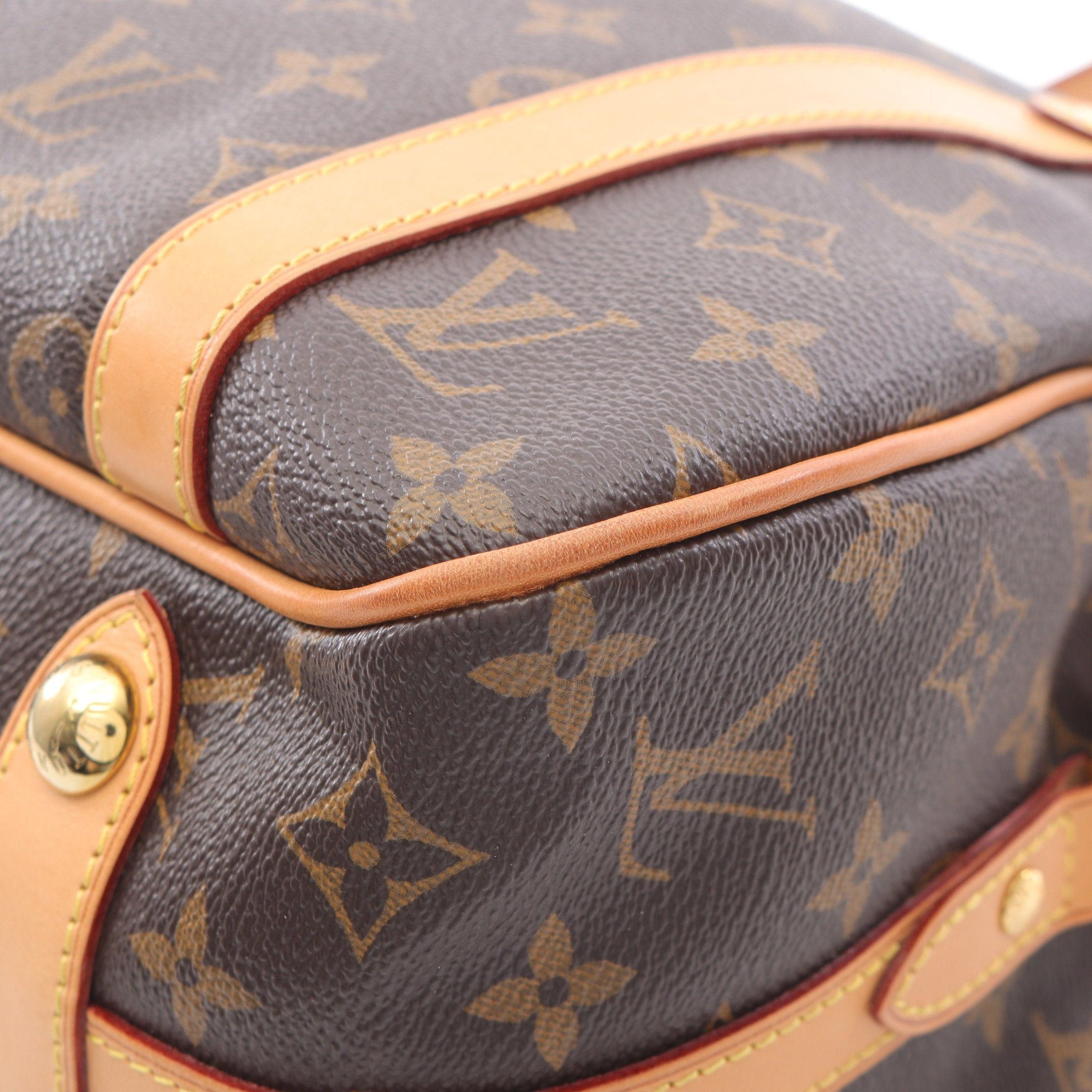 Louis Vuitton Louis Vuitton Stresa Pm Monogram Shoulder Bag Leather Brown Size ONE SIZE - 9 Thumbnail