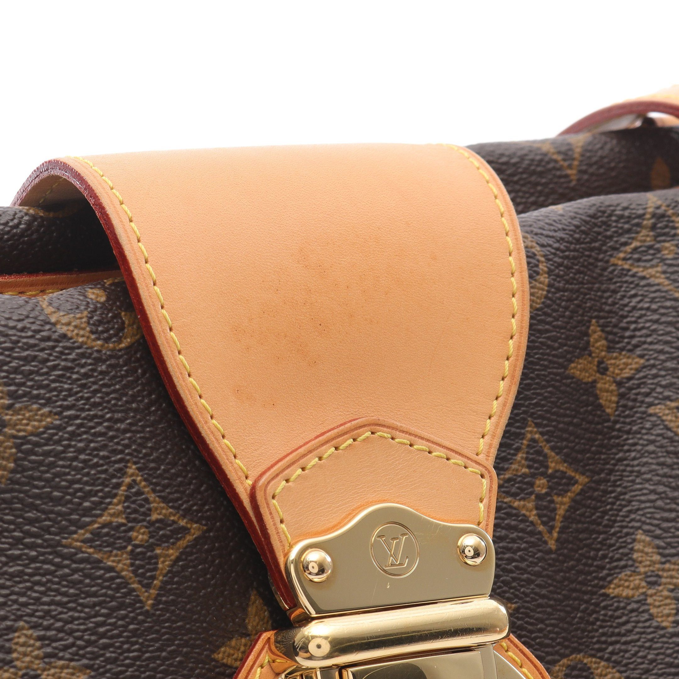 Louis Vuitton Louis Vuitton Stresa Pm Monogram Shoulder Bag Leather Brown Size ONE SIZE - 6 Thumbnail