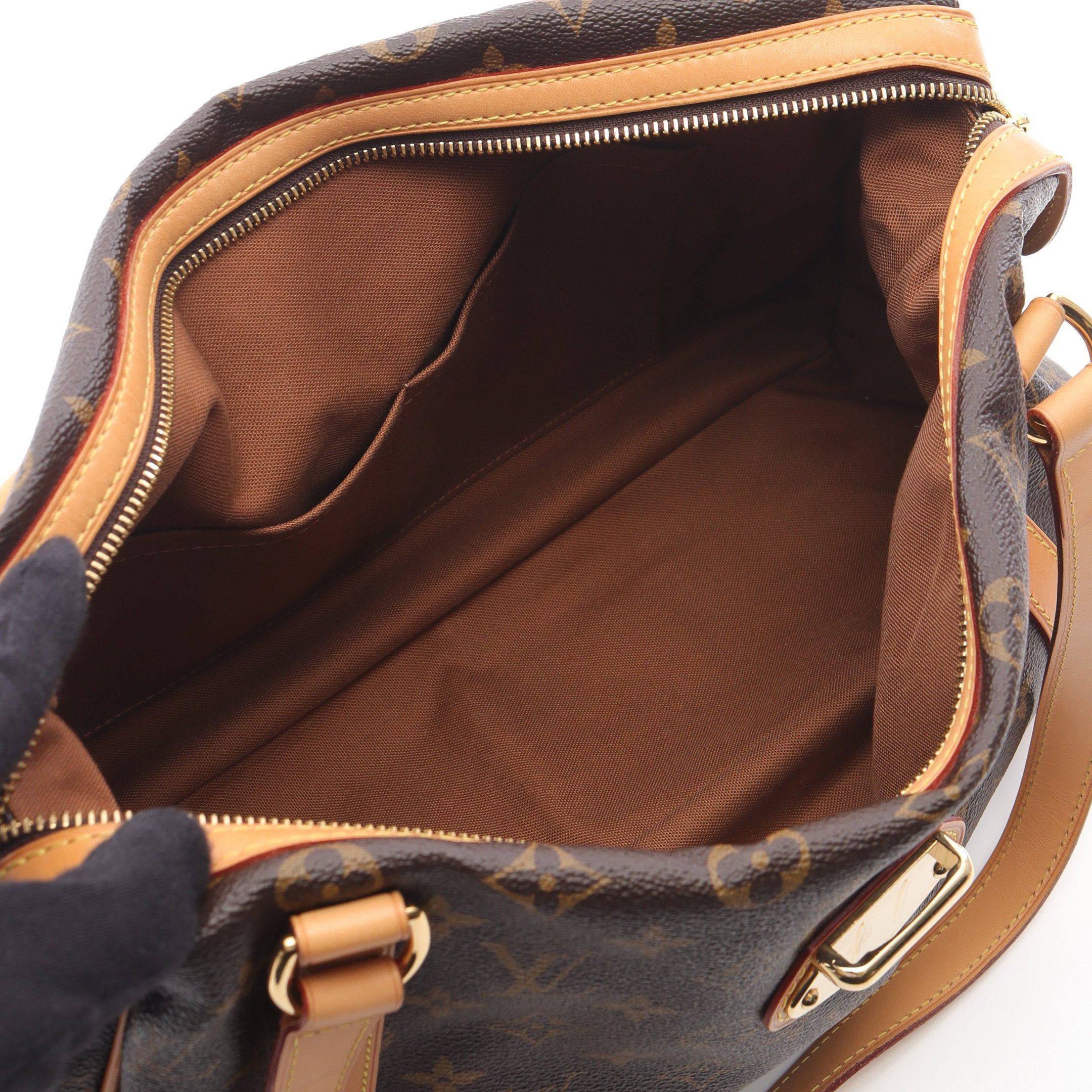 Louis Vuitton Louis Vuitton Stresa Pm Monogram Shoulder Bag Leather Brown Size ONE SIZE - 3 Thumbnail