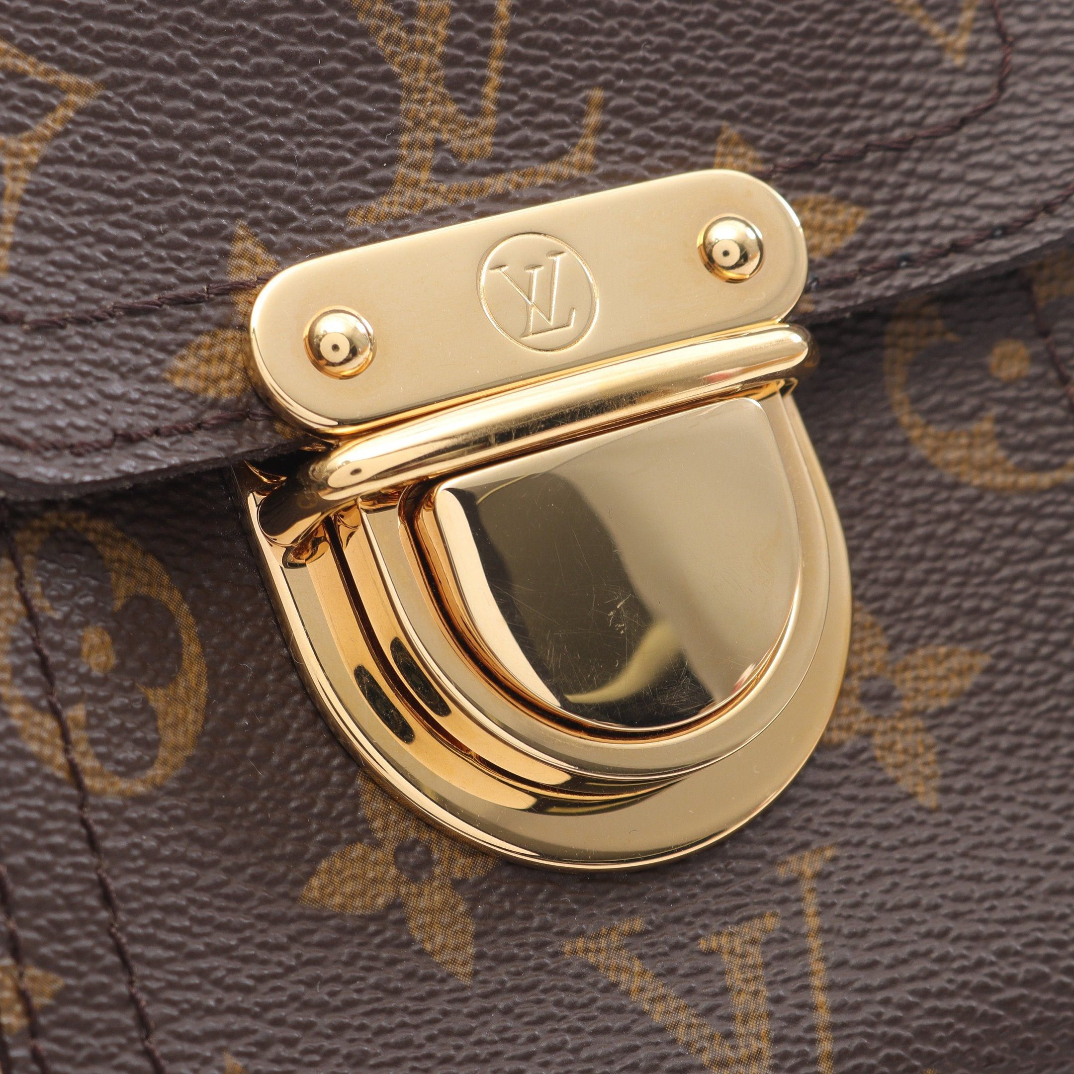 Louis Vuitton Louis Vuitton Hudson Gm Monogram Shoulder Bag Leather Brown Size ONE SIZE - 10 Thumbnail
