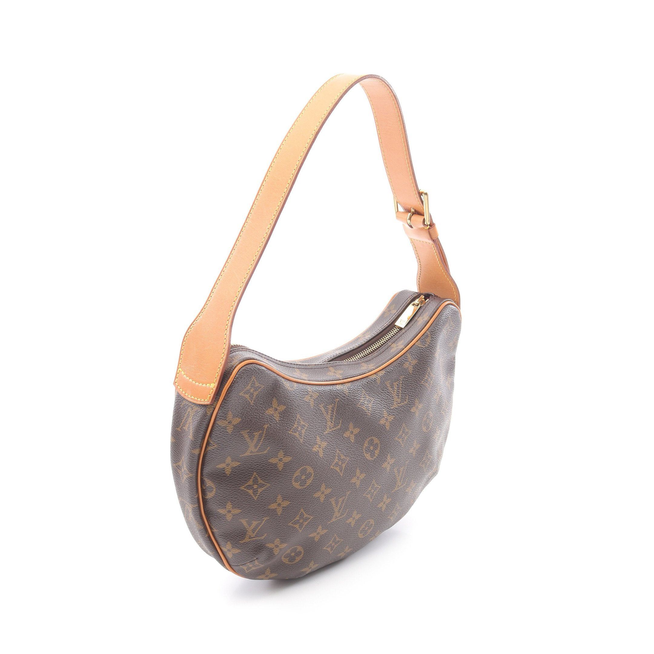 Louis Vuitton Louis Vuitton Croissant Mm Monogram Shoulder Bag Leather Brown Size ONE SIZE - 2 Thumbnail
