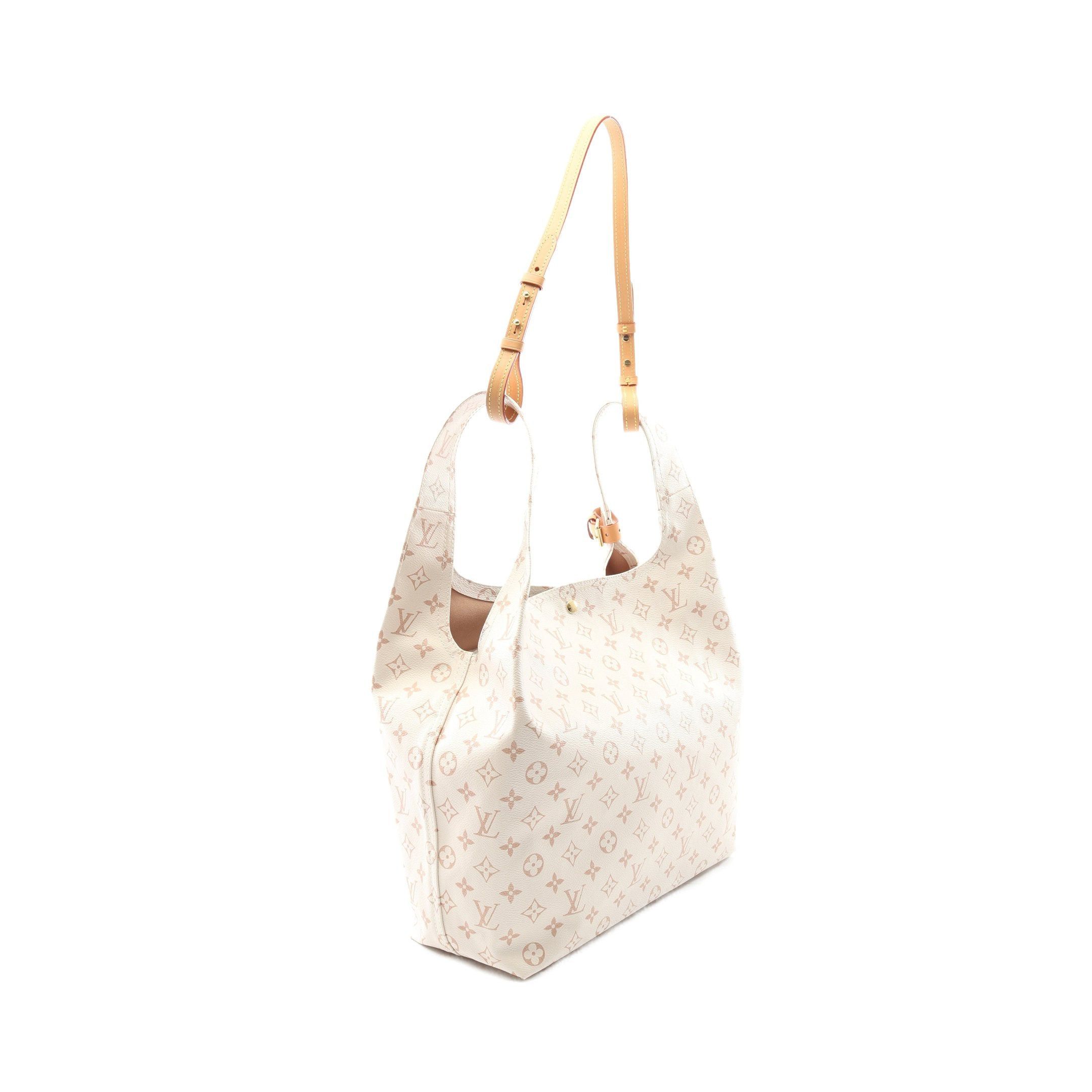 Louis Vuitton Louis Vuitton Atlantis Gm Monogram Dune Handbag Tote Bag Off White Pink Brown Size ONE SIZE - 2 Thumbnail