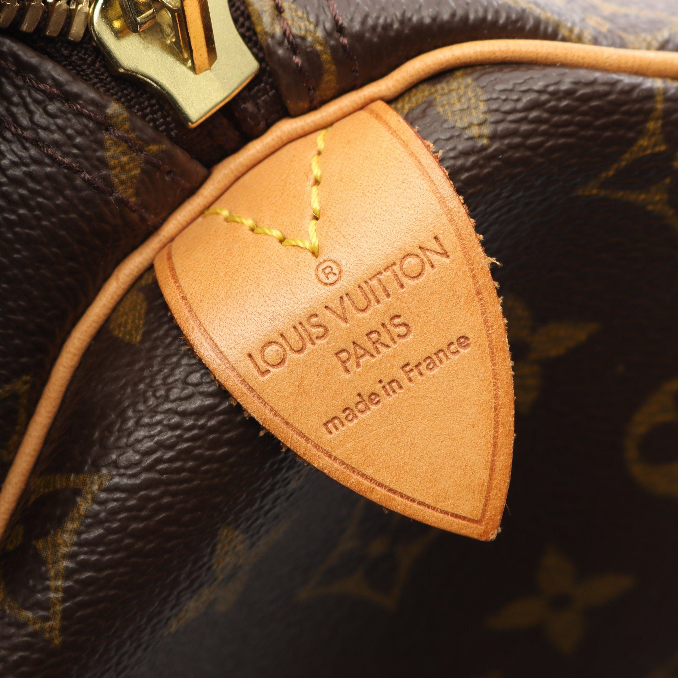 Louis Vuitton Louis Vuitton Keepall 55 Monogram Boston Bag Leather Brown Size ONE SIZE - 4 Thumbnail