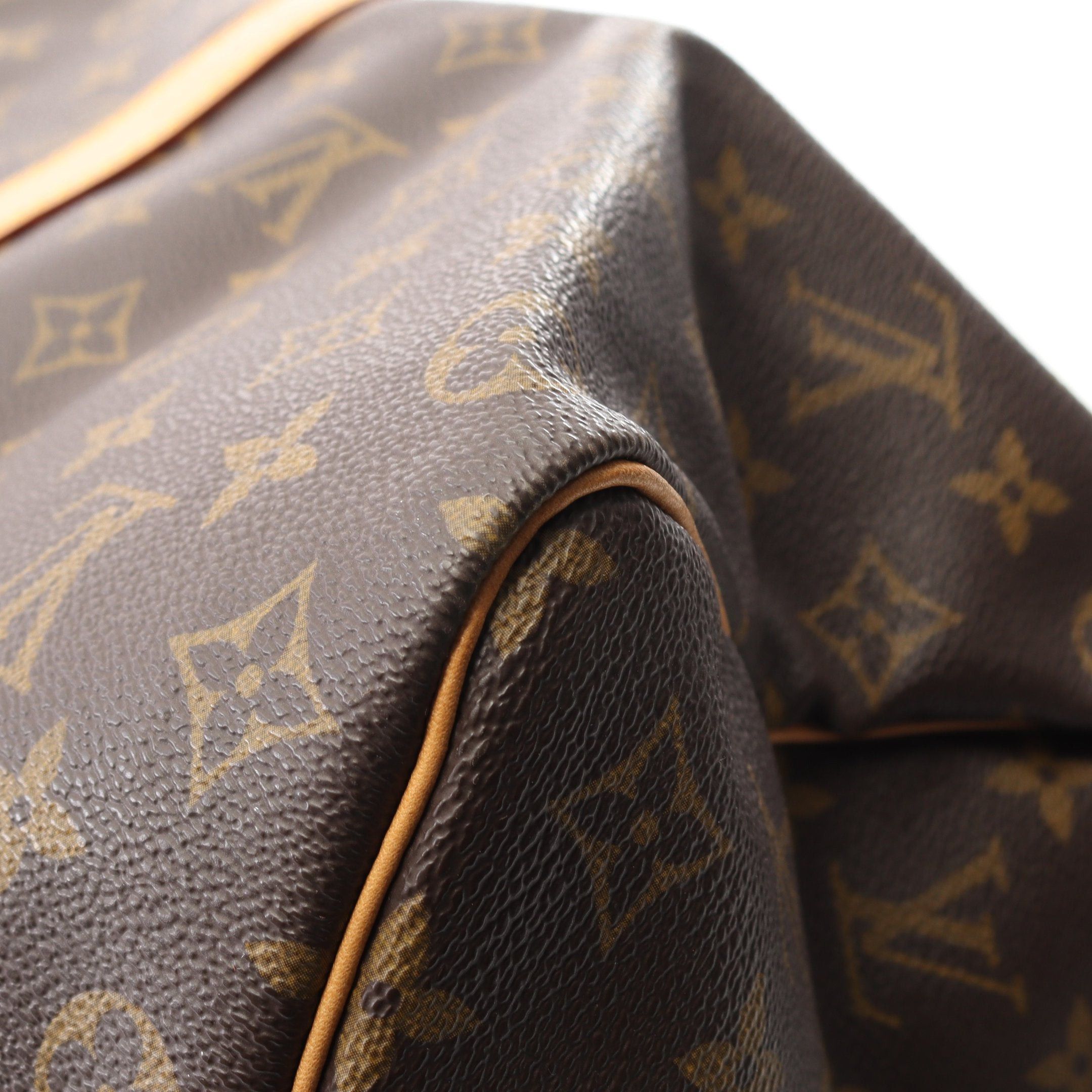 Louis Vuitton Louis Vuitton Keepall 50 Monogram Boston Bag Leather Brown Size ONE SIZE - 7 Thumbnail