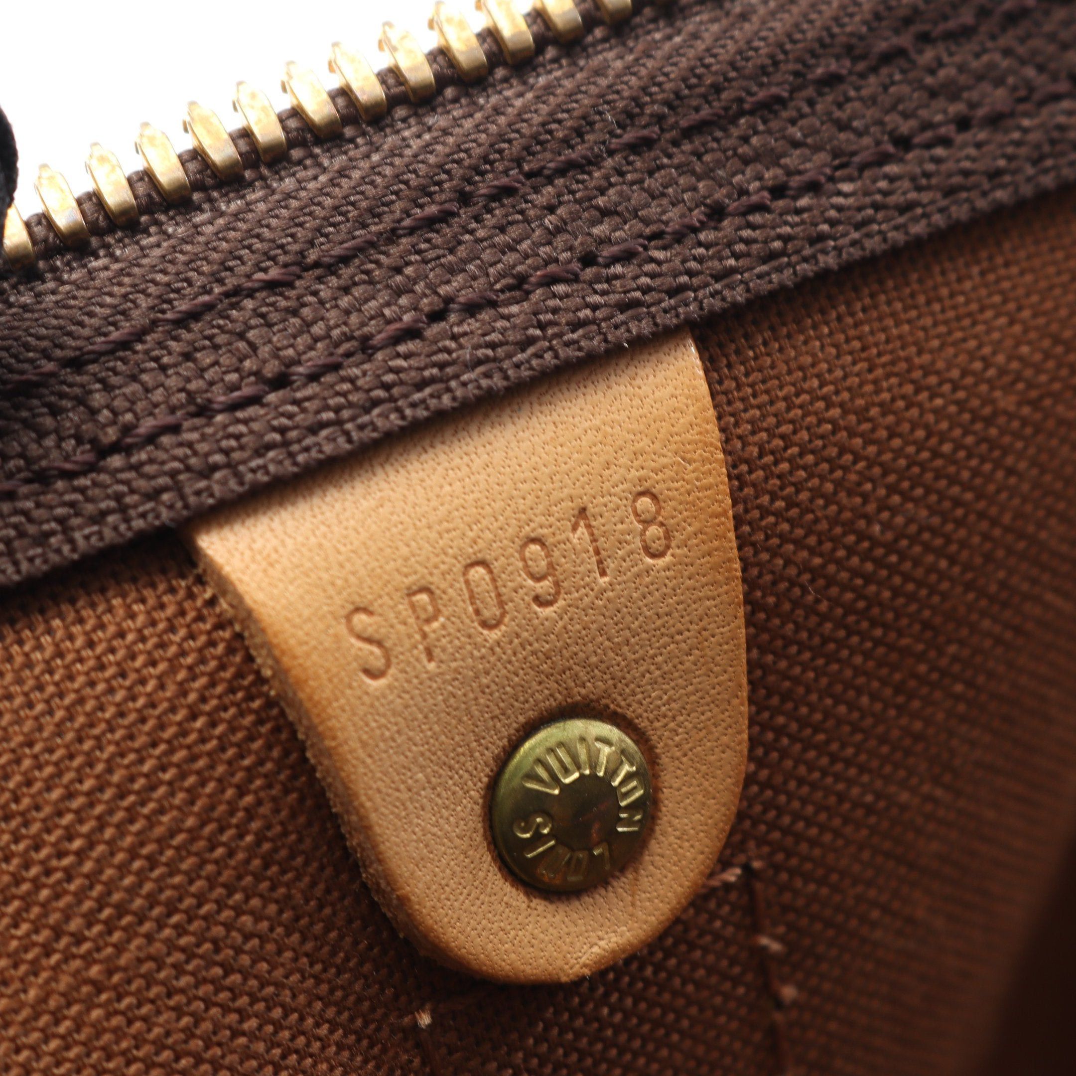 Louis Vuitton Louis Vuitton Keepall 50 Monogram Boston Bag Leather Brown Size ONE SIZE - 5 Thumbnail