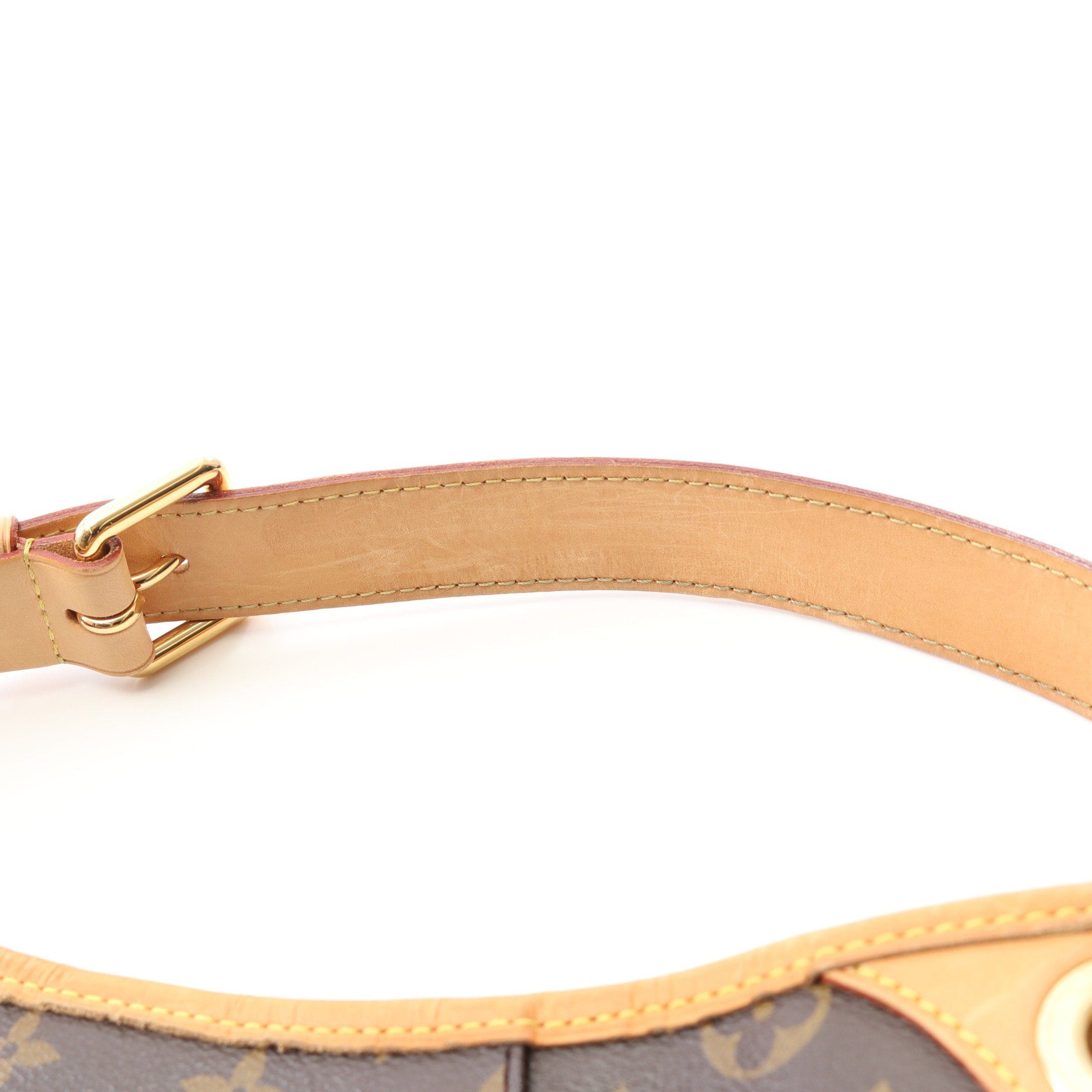 Louis Vuitton Louis Vuitton Galliera Pm Monogram One Shoulder Bag Leather Brown Size ONE SIZE - 8 Thumbnail