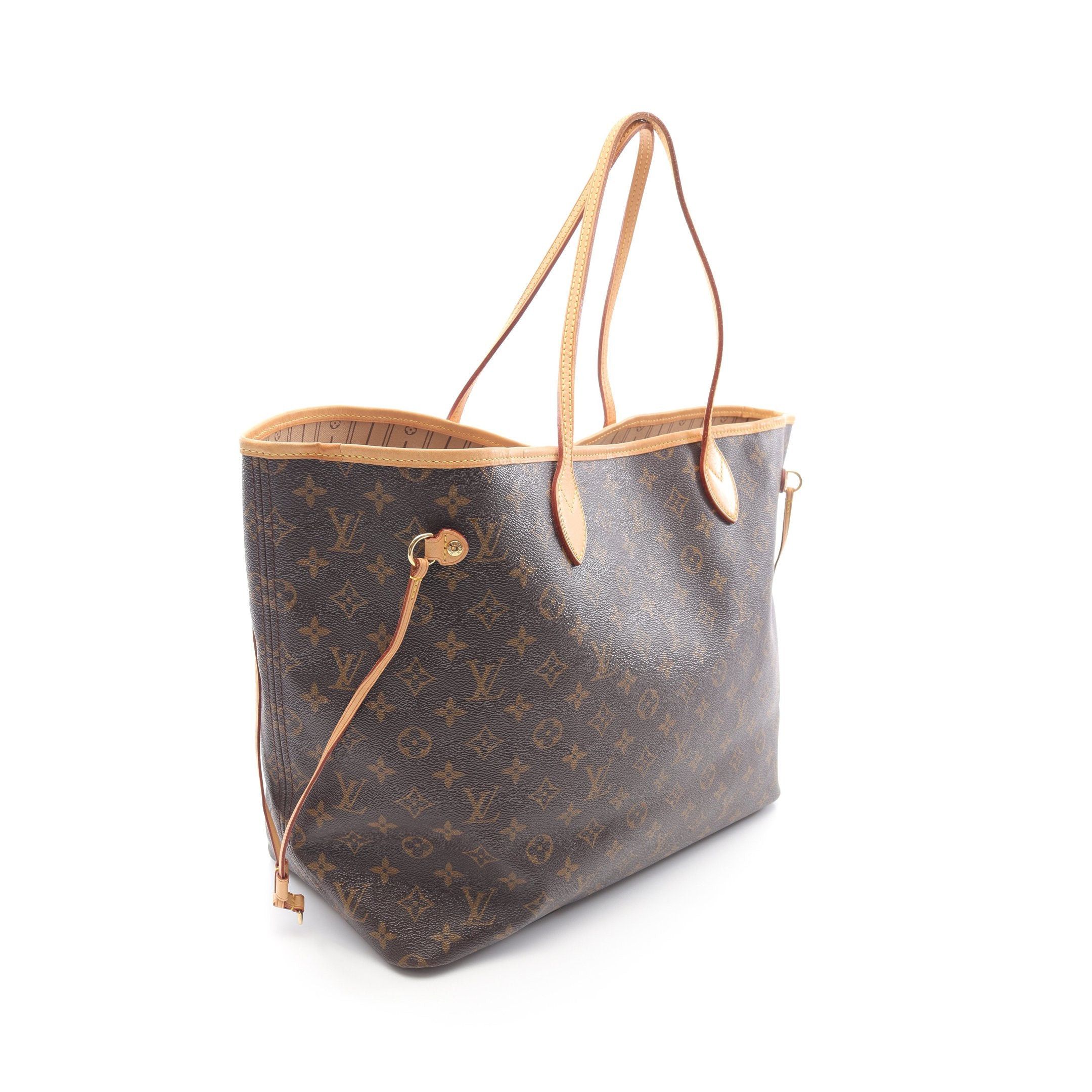 Louis Vuitton Louis Vuitton Neverfull Gm Monogram Shoulder Bag Tote Leather Brown Size ONE SIZE - 2 Thumbnail