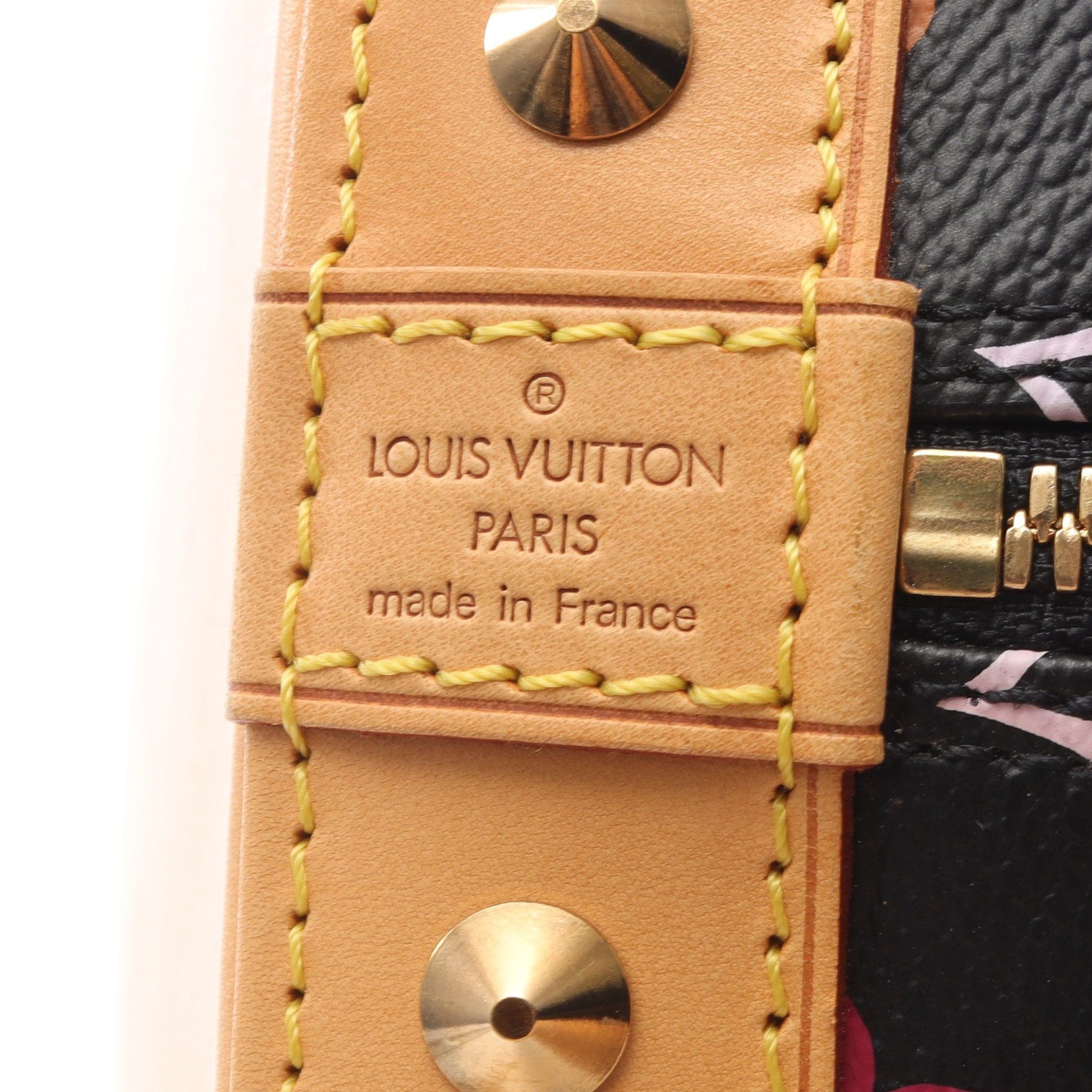 Louis Vuitton Louis Vuitton Alma Pm Monogram Multicolor Handbag Leather Black Size ONE SIZE - 4 Thumbnail