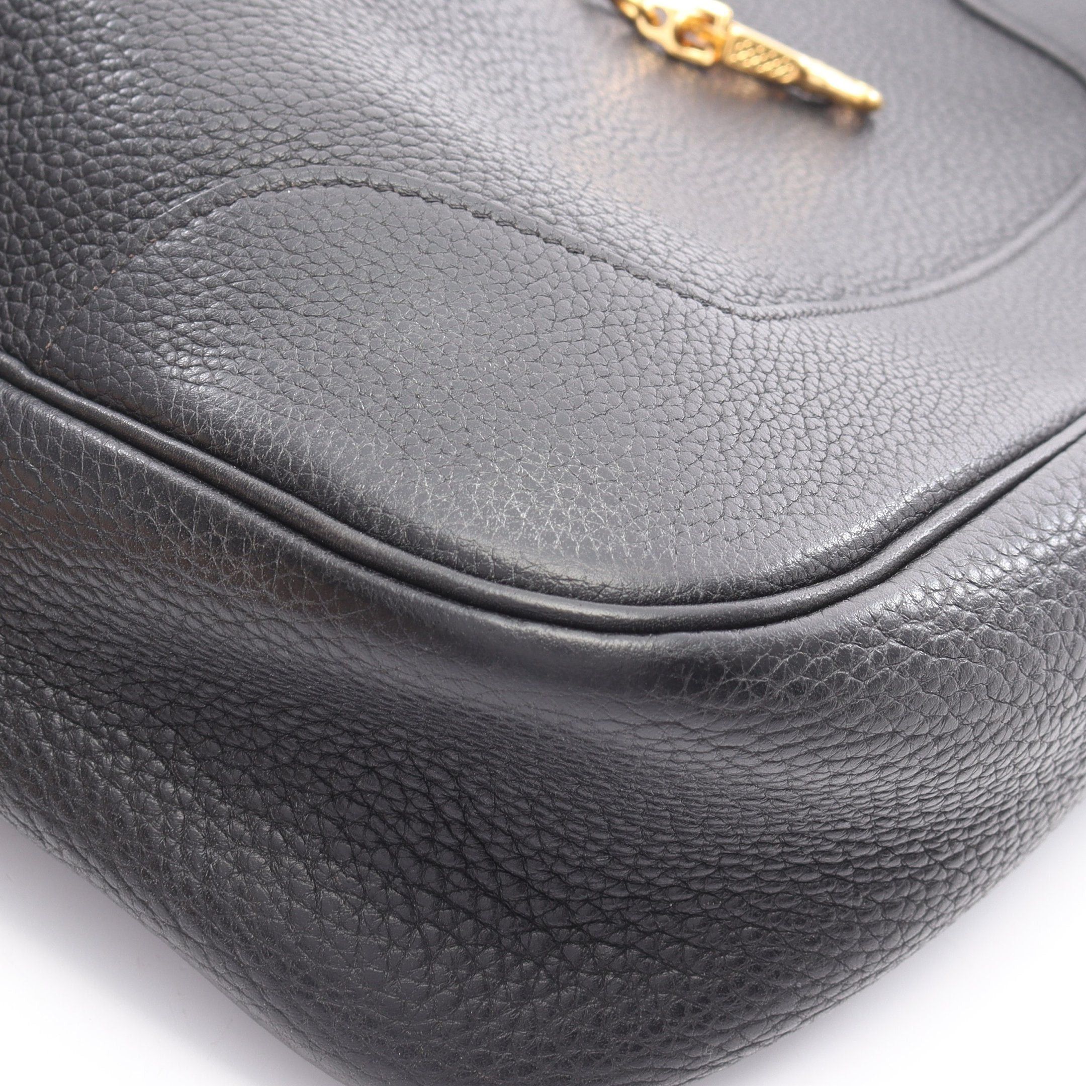 Hermes Hermes Trim 31 Shoulder Bag Clemence Leather Black Gold Hardware □L Stamp Size ONE SIZE - 7 Thumbnail
