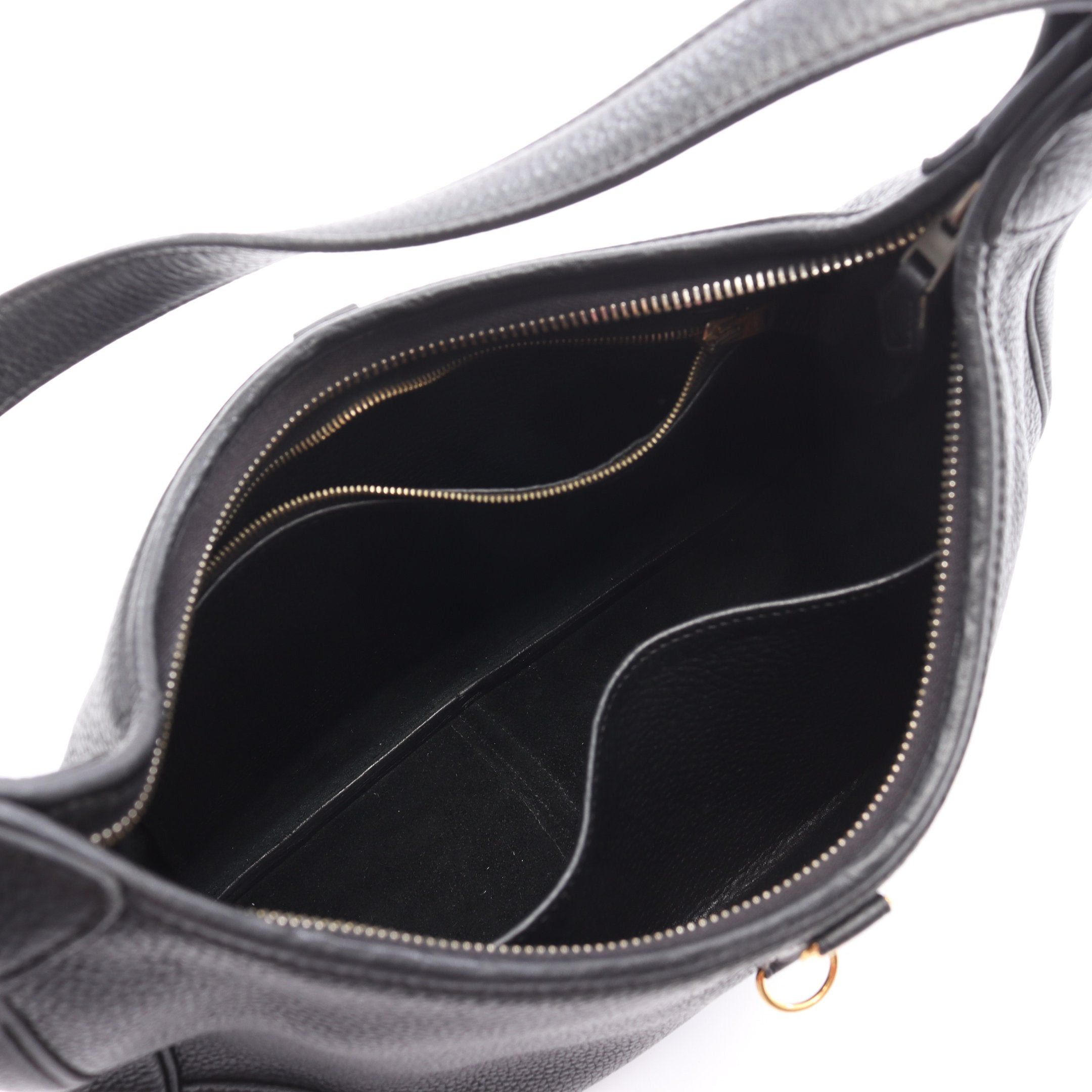 Hermes Hermes Trim 31 Shoulder Bag Clemence Leather Black Gold Hardware □L Stamp Size ONE SIZE - 3 Thumbnail