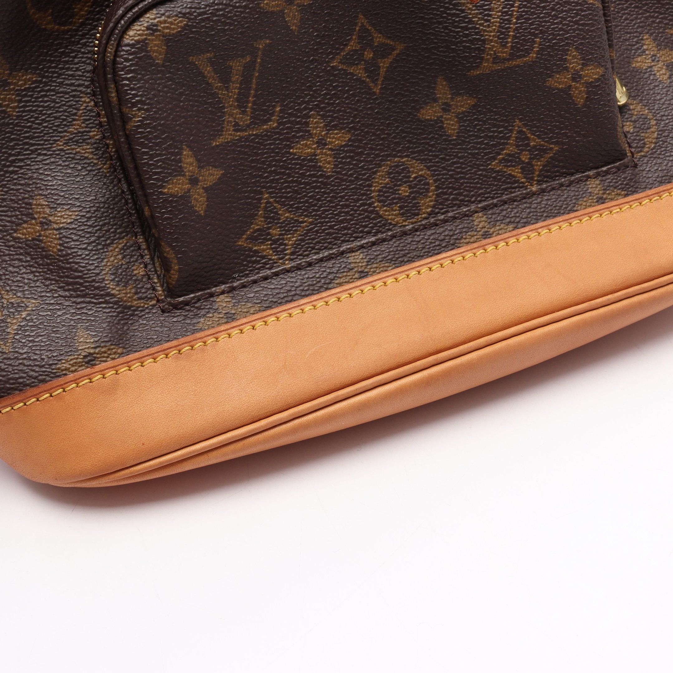 Louis Vuitton Louis Vuitton Montsouris Mm Monogram Backpack Rucksack Leather Brown Size ONE SIZE - 12 Thumbnail
