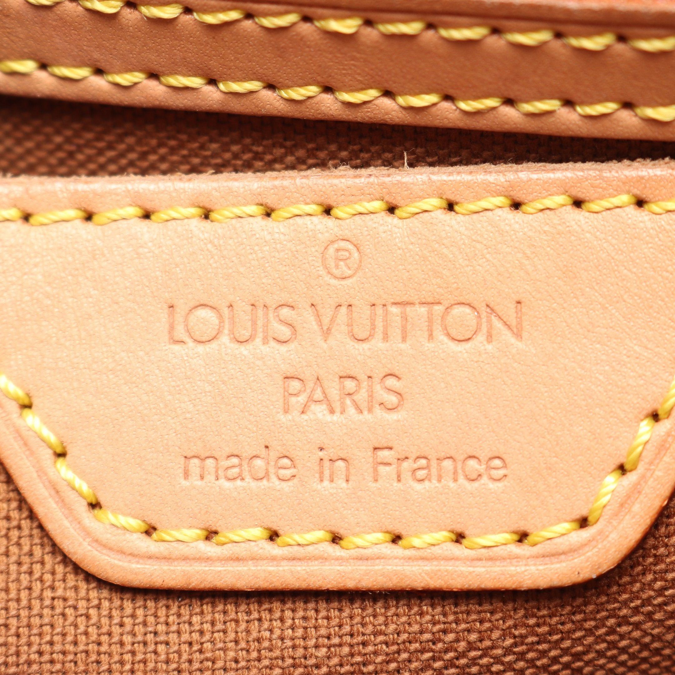 Louis Vuitton Louis Vuitton Montsouris Gm Monogram Backpack Rucksack Leather Brown Size ONE SIZE - 4 Thumbnail