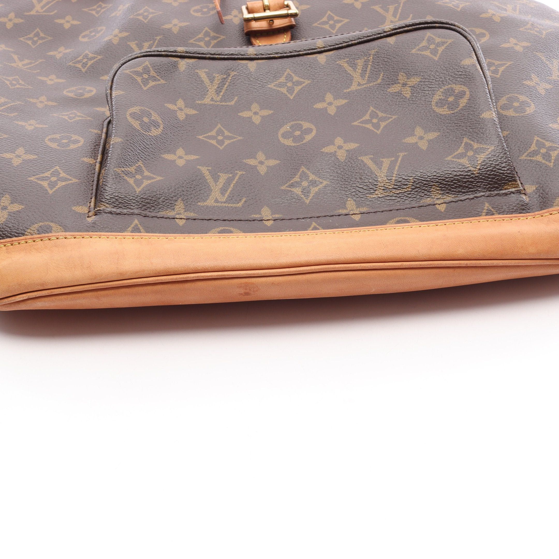 Louis Vuitton Louis Vuitton Montsouris Gm Monogram Backpack Rucksack Leather Brown Size ONE SIZE - 11 Thumbnail