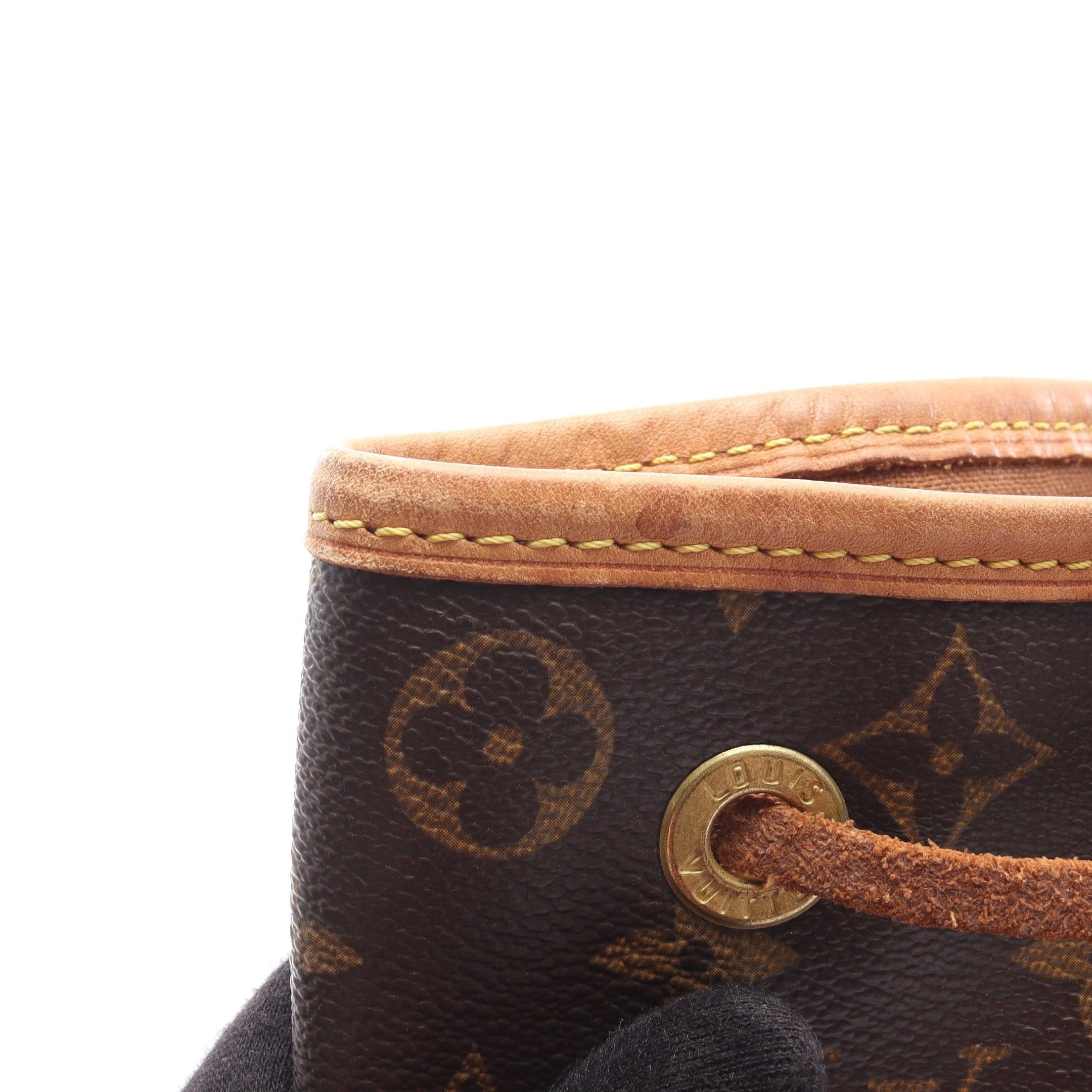 Louis Vuitton Louis Vuitton Montsouris Gm Monogram Backpack Rucksack Leather Brown Size ONE SIZE - 7 Thumbnail