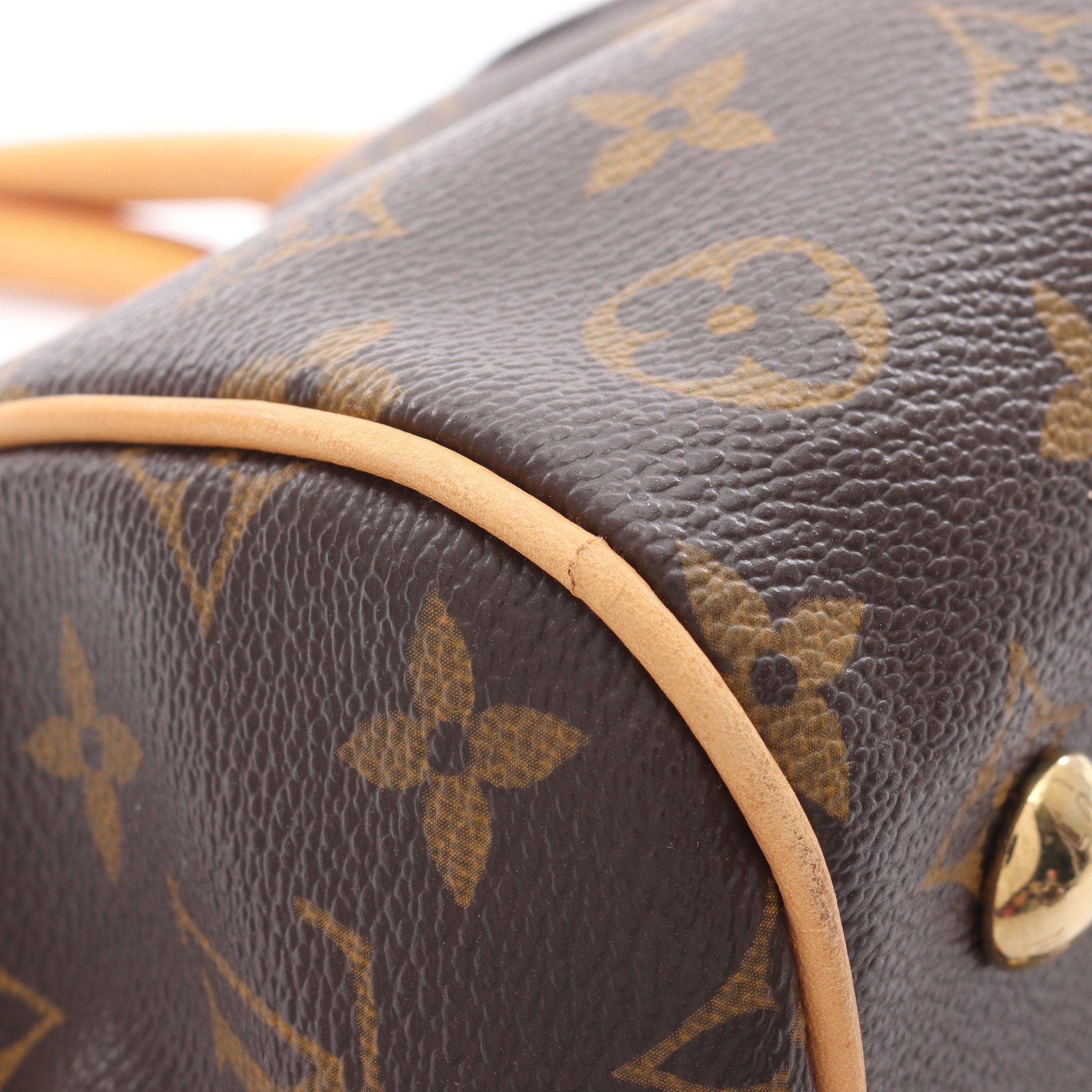 Louis Vuitton Louis Vuitton Tivoli Pm Monogram Handbag Leather Brown Size ONE SIZE - 9 Thumbnail