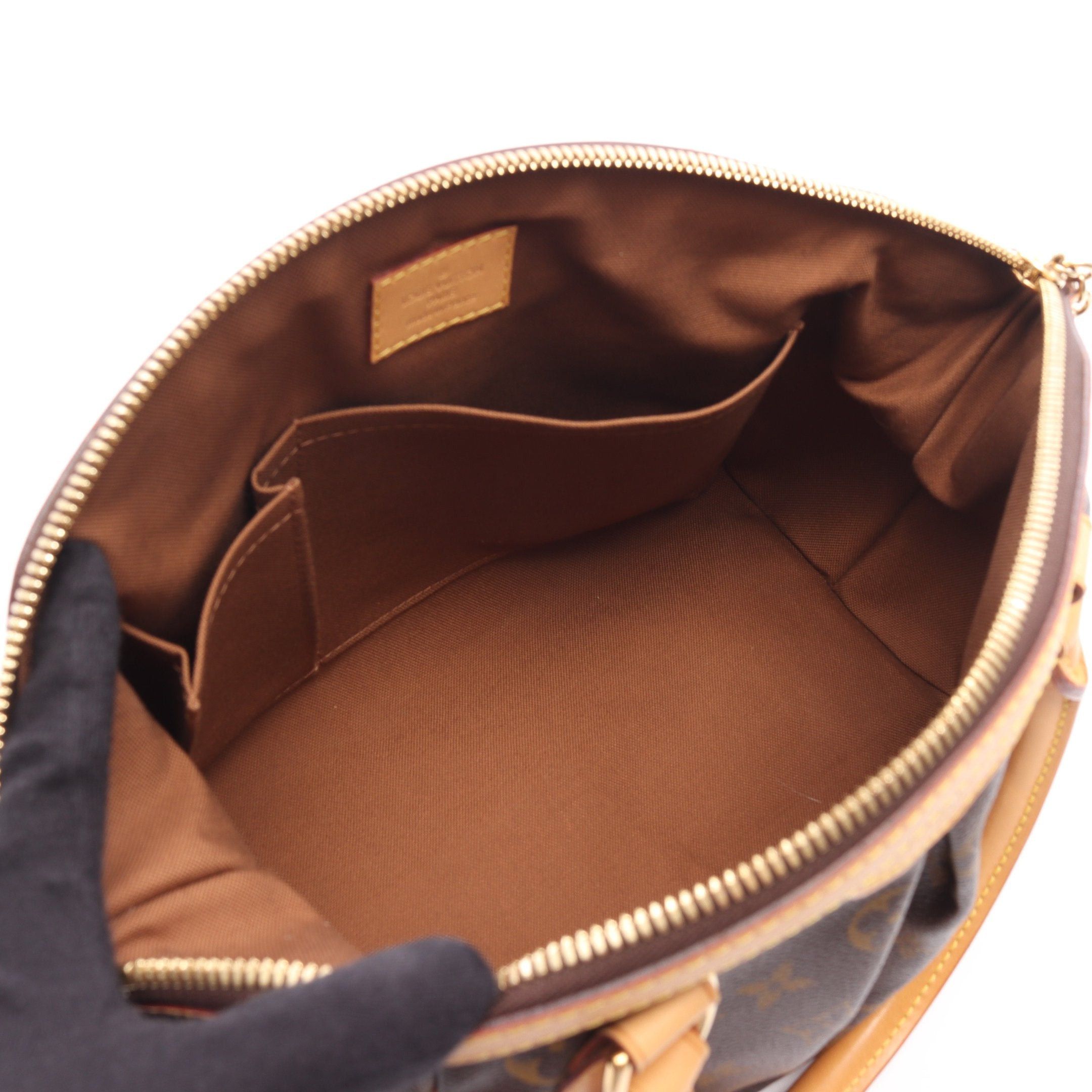 Louis Vuitton Louis Vuitton Tivoli Pm Monogram Handbag Leather Brown Size ONE SIZE - 3 Thumbnail