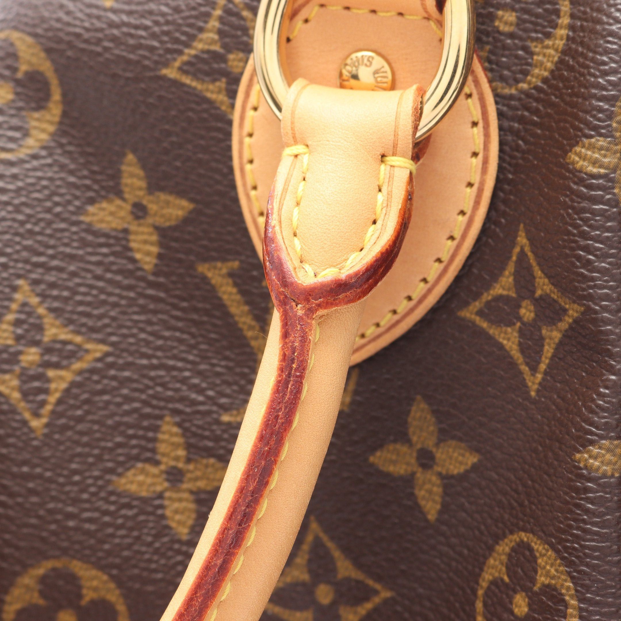 Louis Vuitton Louis Vuitton Tivoli Pm Monogram Handbag Leather Brown Size ONE SIZE - 6 Thumbnail