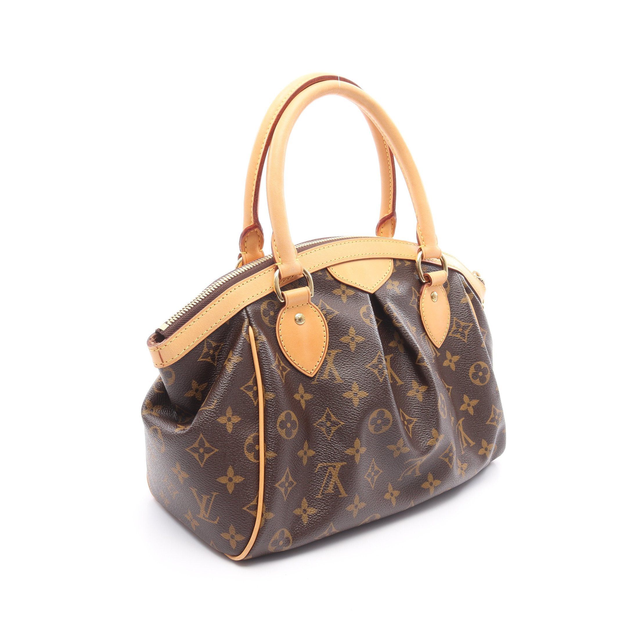 Louis Vuitton Louis Vuitton Tivoli Pm Monogram Handbag Leather Brown Size ONE SIZE - 2 Thumbnail