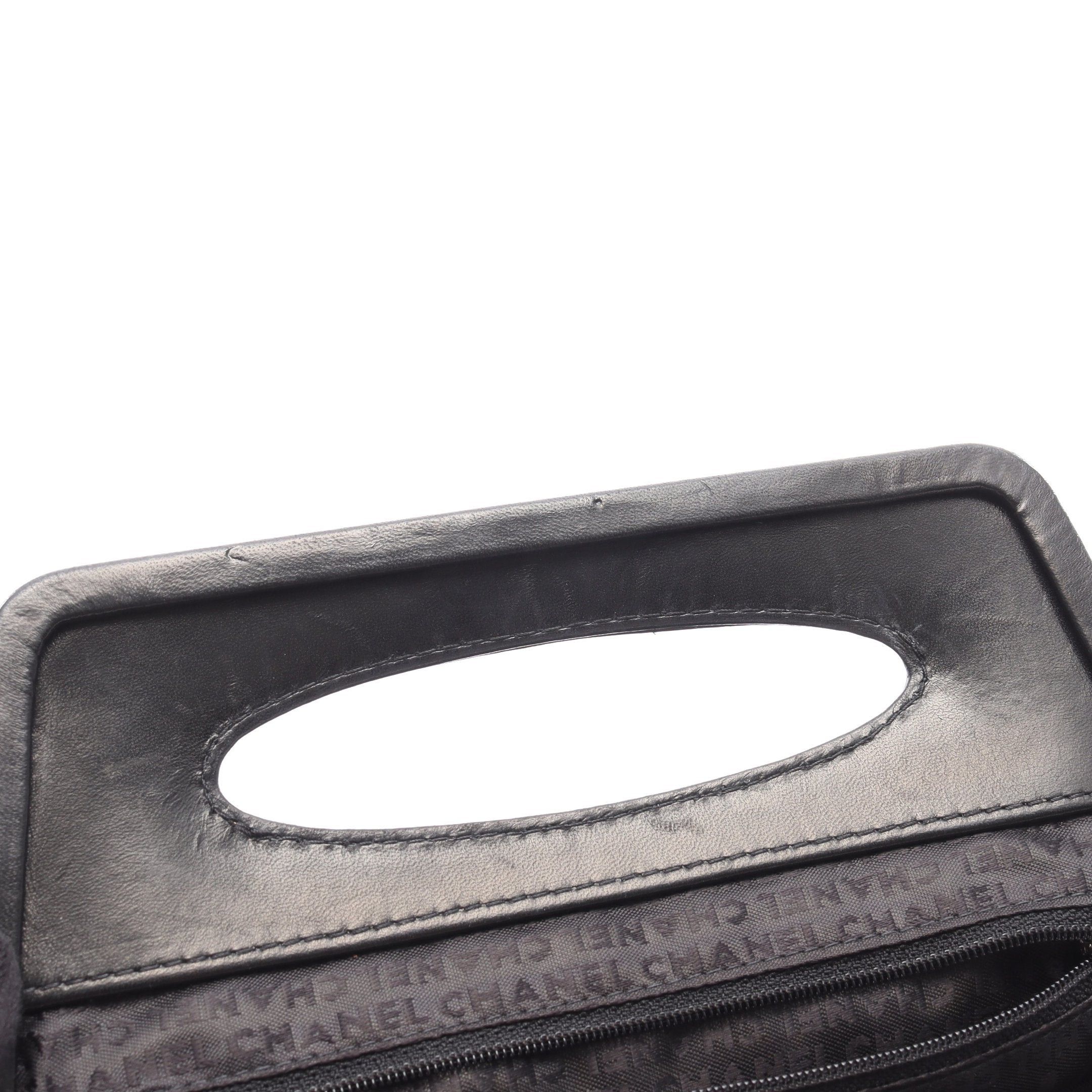 Chanel Chanel Camellia Handbag Lambskin Black Silver Hardware Size ONE SIZE - 6 Thumbnail
