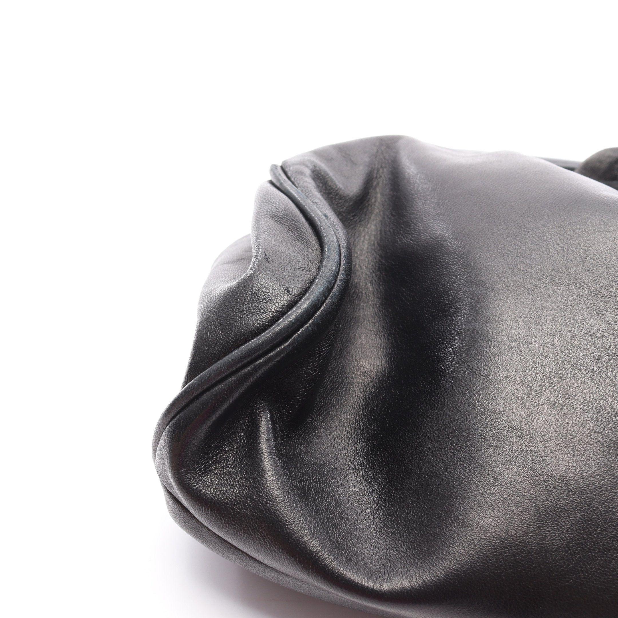 Chanel Chanel Camellia Handbag Lambskin Black Silver Hardware Size ONE SIZE - 12 Thumbnail