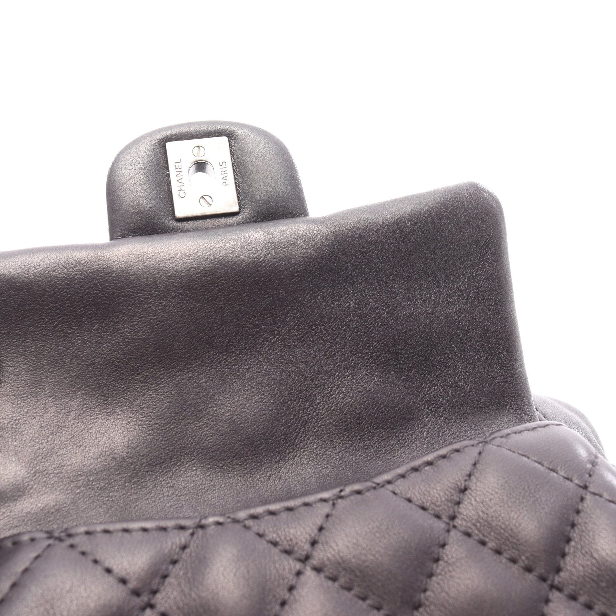Chanel Chanel Matelasse Rucksack Lambskin Black Silver Hardware Size ONE SIZE - 8 Thumbnail