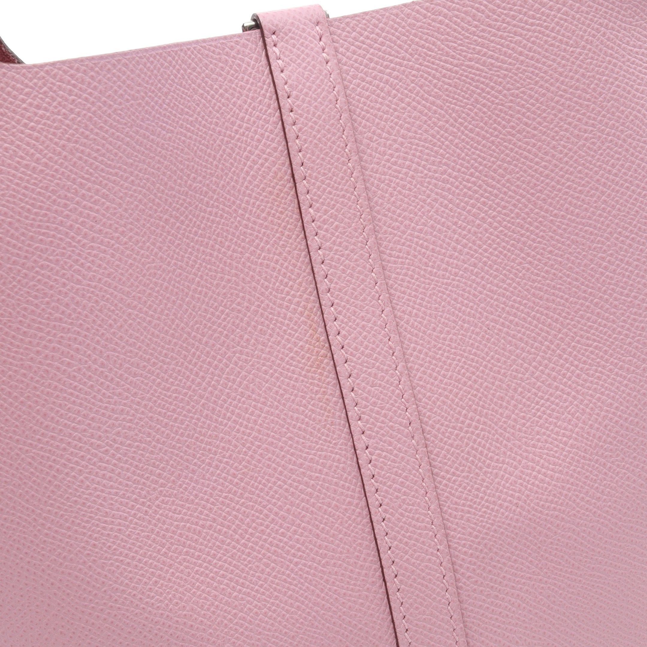 Hermes Hermes Picotane Lock Mm Traceage Mauve Sylvest Handbag Veau Epsom Pink Silver Hardware D Stamp Size ONE SIZE - 7 Thumbnail