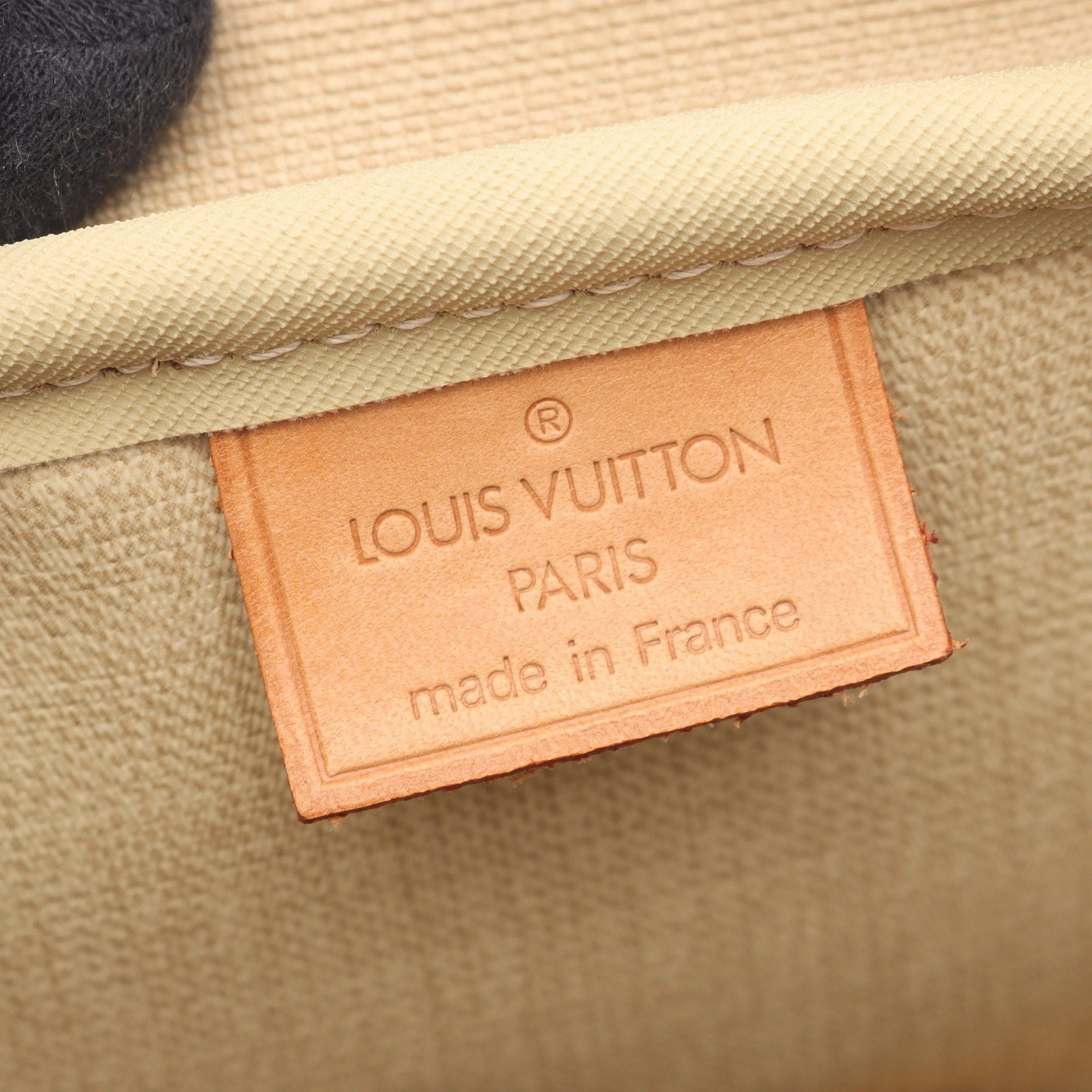 Louis Vuitton Louis Vuitton Deauville Bowling Vanity Monogram Handbag Leather Brown Size ONE SIZE - 4 Thumbnail