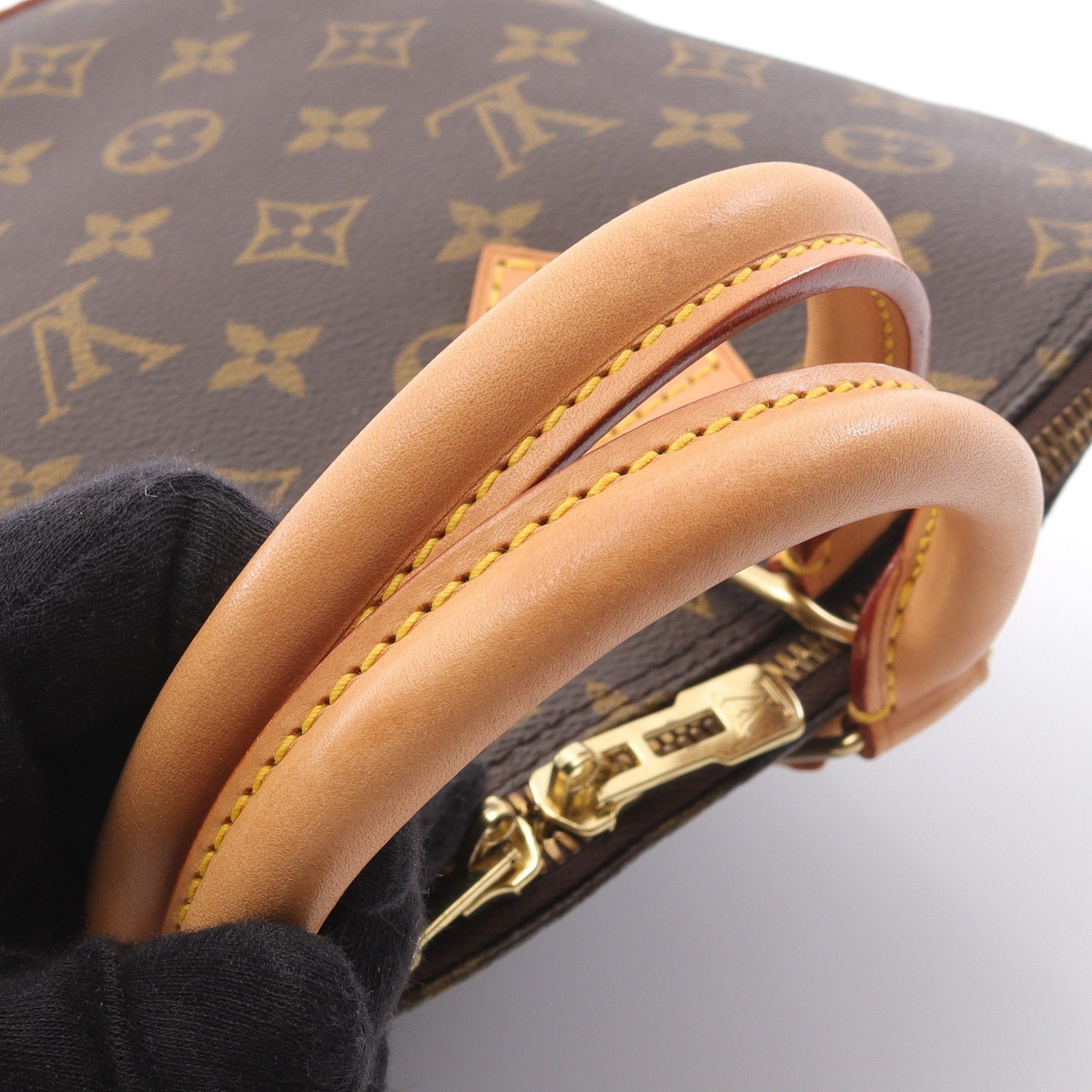 Louis Vuitton Louis Vuitton Alma Pm Monogram Handbag Leather Brown Size ONE SIZE - 12 Thumbnail
