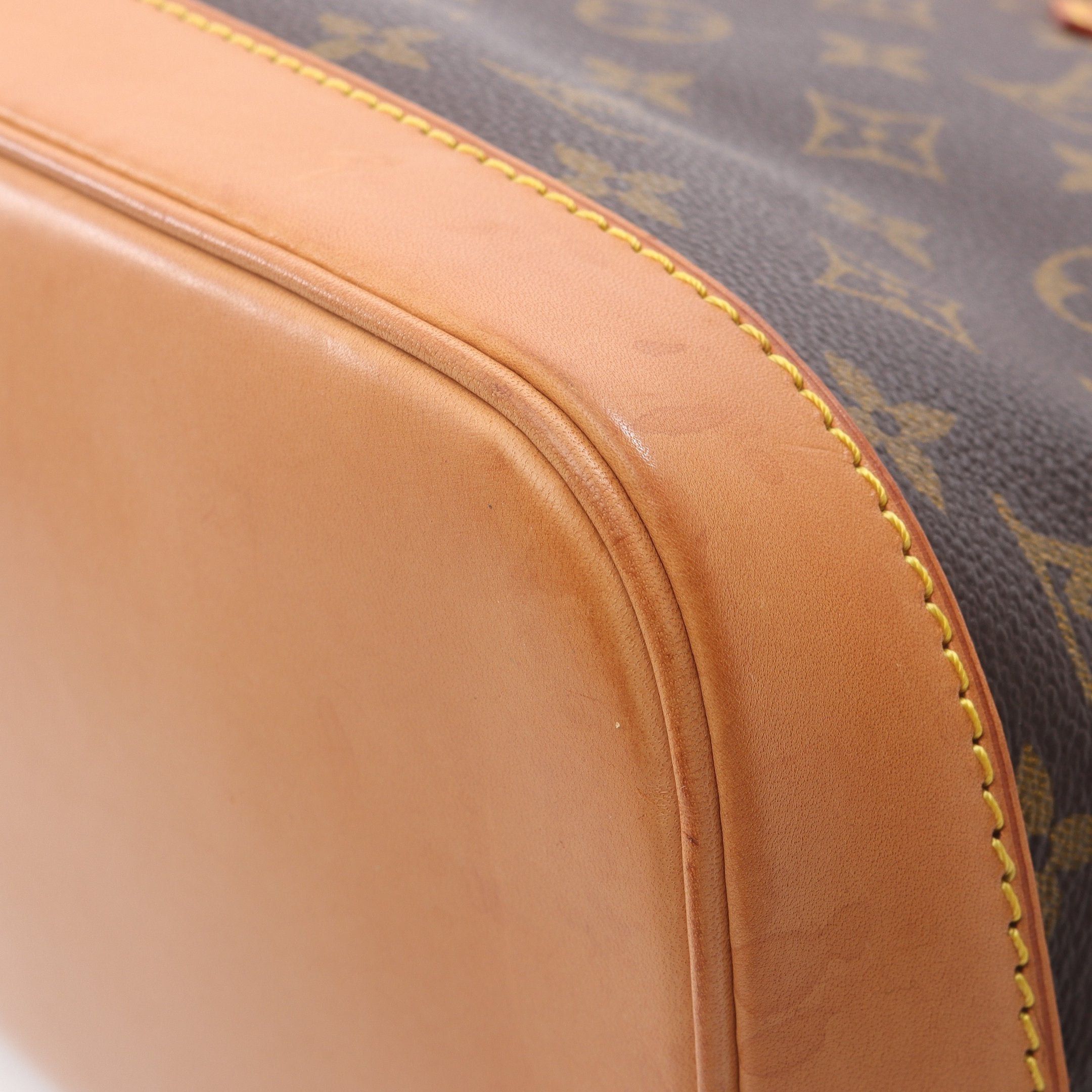 Louis Vuitton Louis Vuitton Alma Pm Monogram Handbag Leather Brown Size ONE SIZE - 7 Thumbnail
