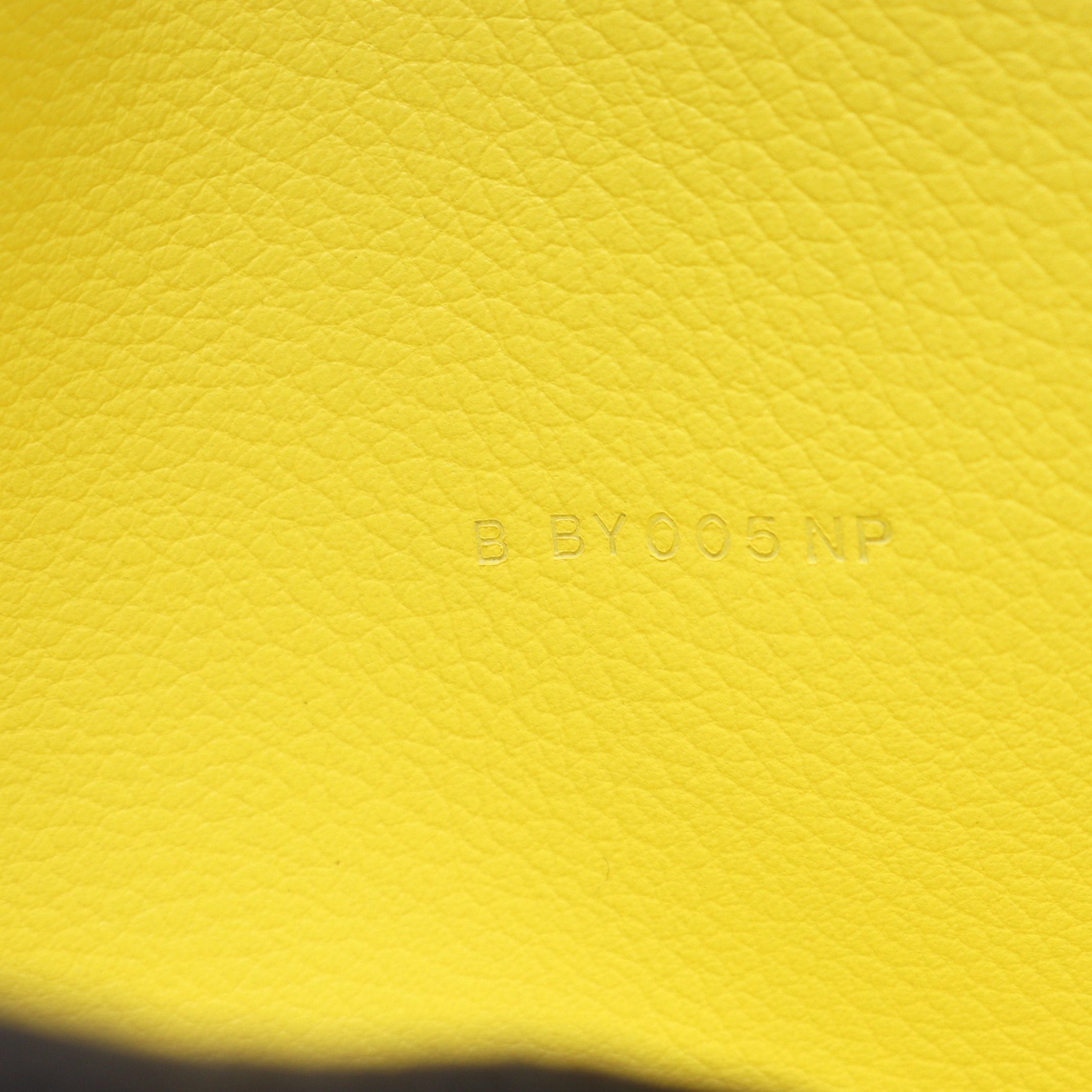 Hermes Hermes Mc2 Fleming Soufflé Bi-Fold Long Wallet Evercolor Yellow B Stamp Size ONE SIZE - 5 Thumbnail