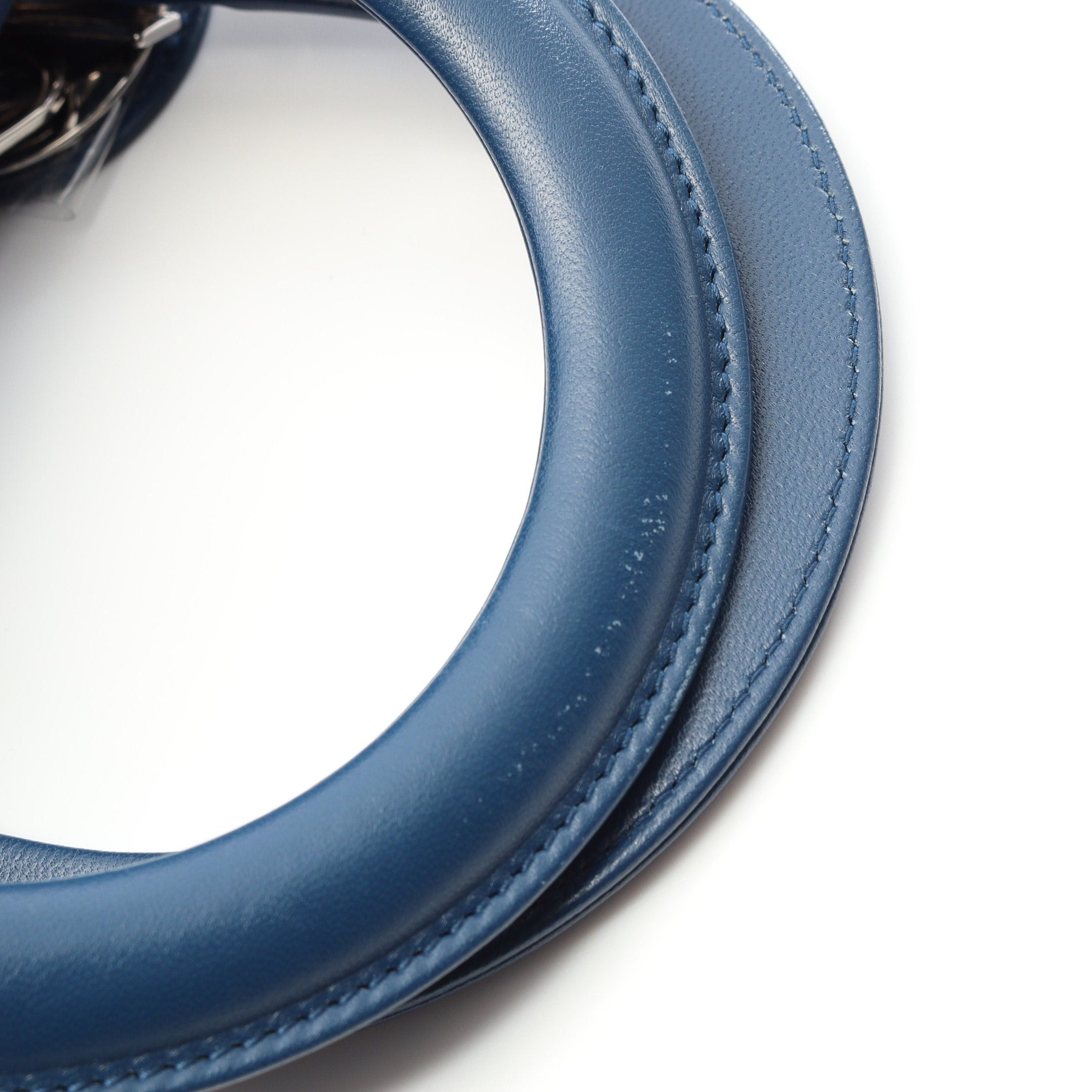 Dior Dior Lady Dior Large Canage Handbag Leather Blue Size ONE SIZE - 5 Thumbnail