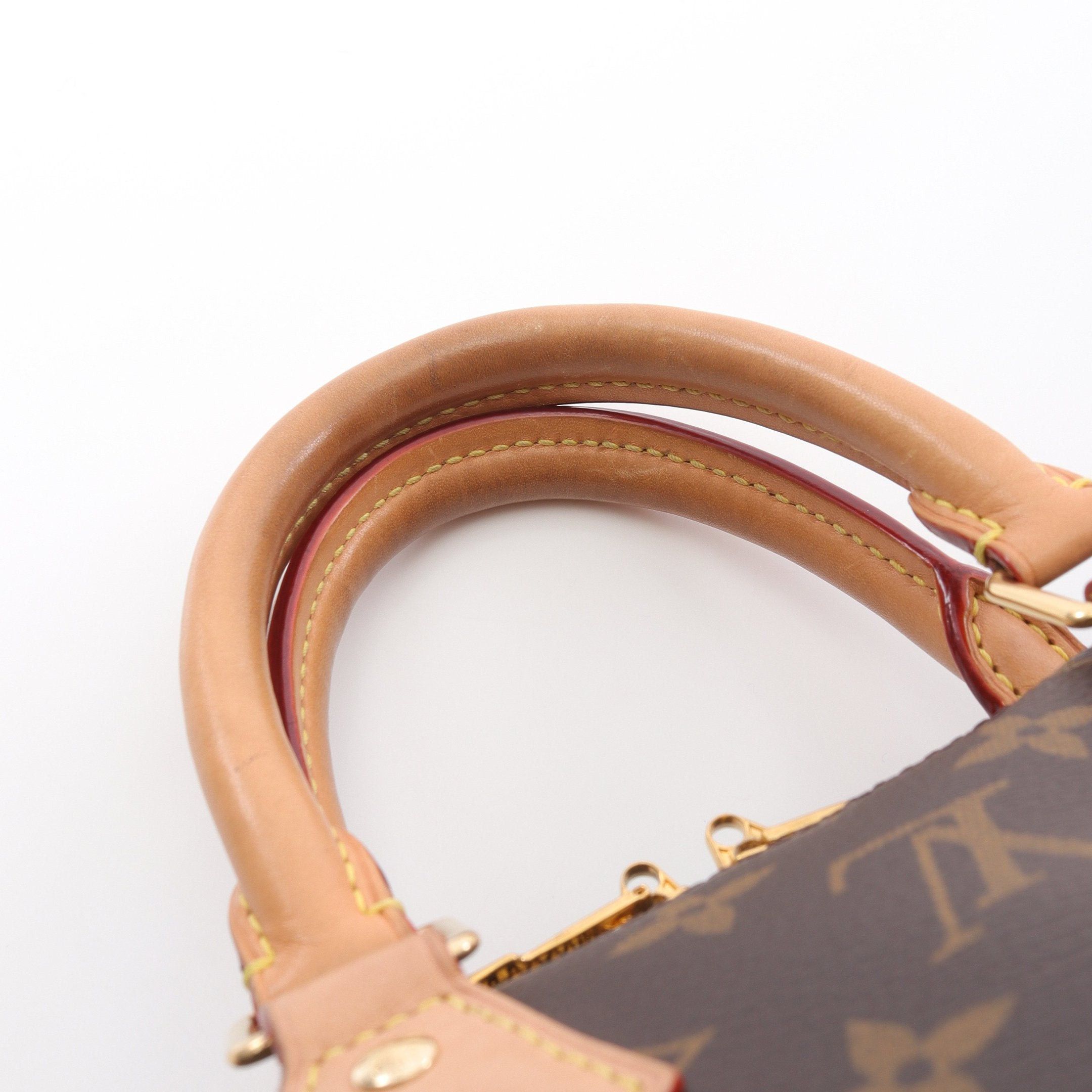 Louis Vuitton Louis Vuitton Speedy 25 Monogram Handbag Leather Brown Size ONE SIZE - 5 Thumbnail