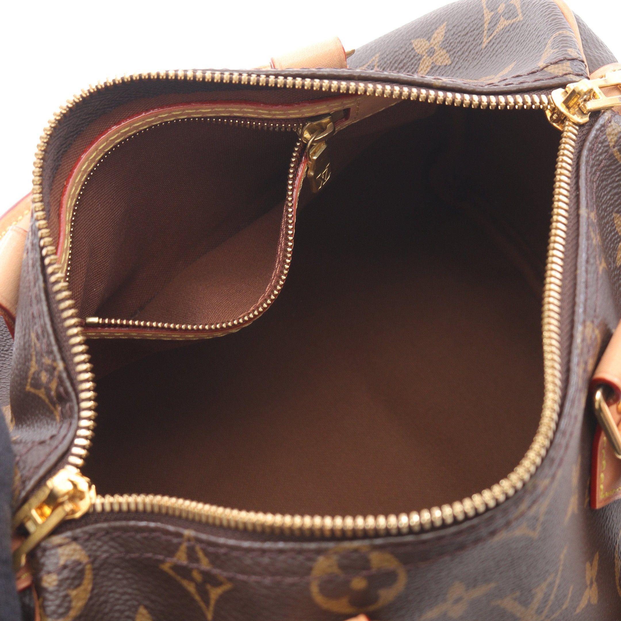 Louis Vuitton Louis Vuitton Speedy 25 Monogram Handbag Leather Brown Size ONE SIZE - 3 Thumbnail