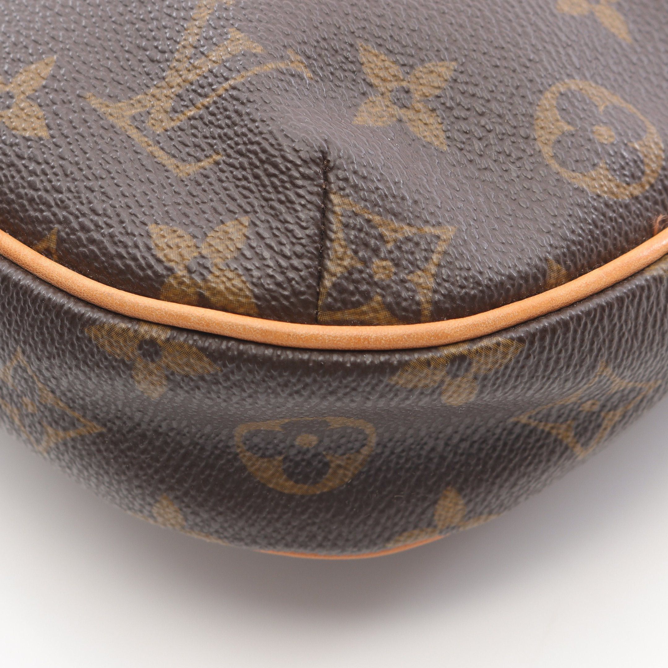 Louis Vuitton Louis Vuitton Odeon Pm Monogram Shoulder Bag Leather Brown Size ONE SIZE - 8 Thumbnail