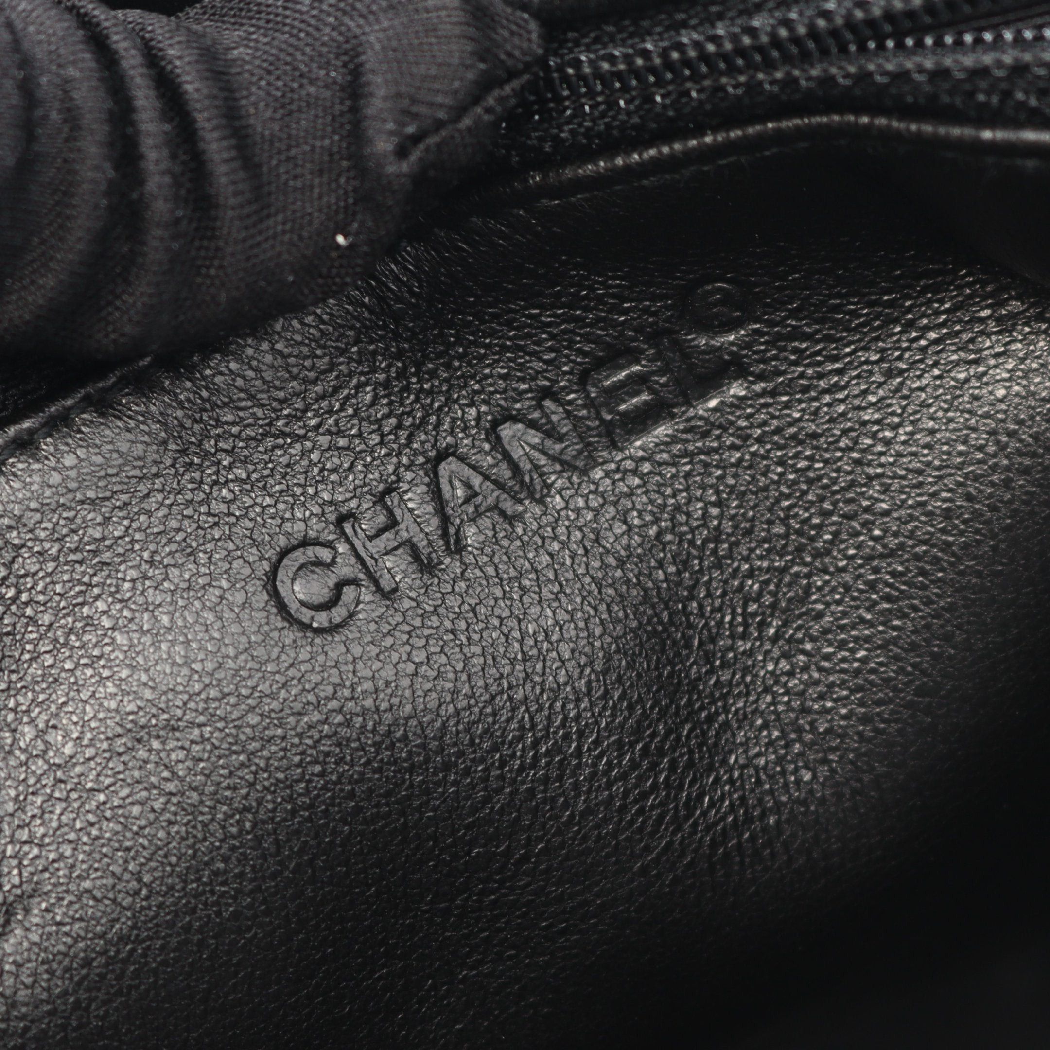 Chanel Chanel Wild Stitch Double Chain Shoulder Bag Lambskin Black Gold Hardware Size ONE SIZE - 4 Thumbnail