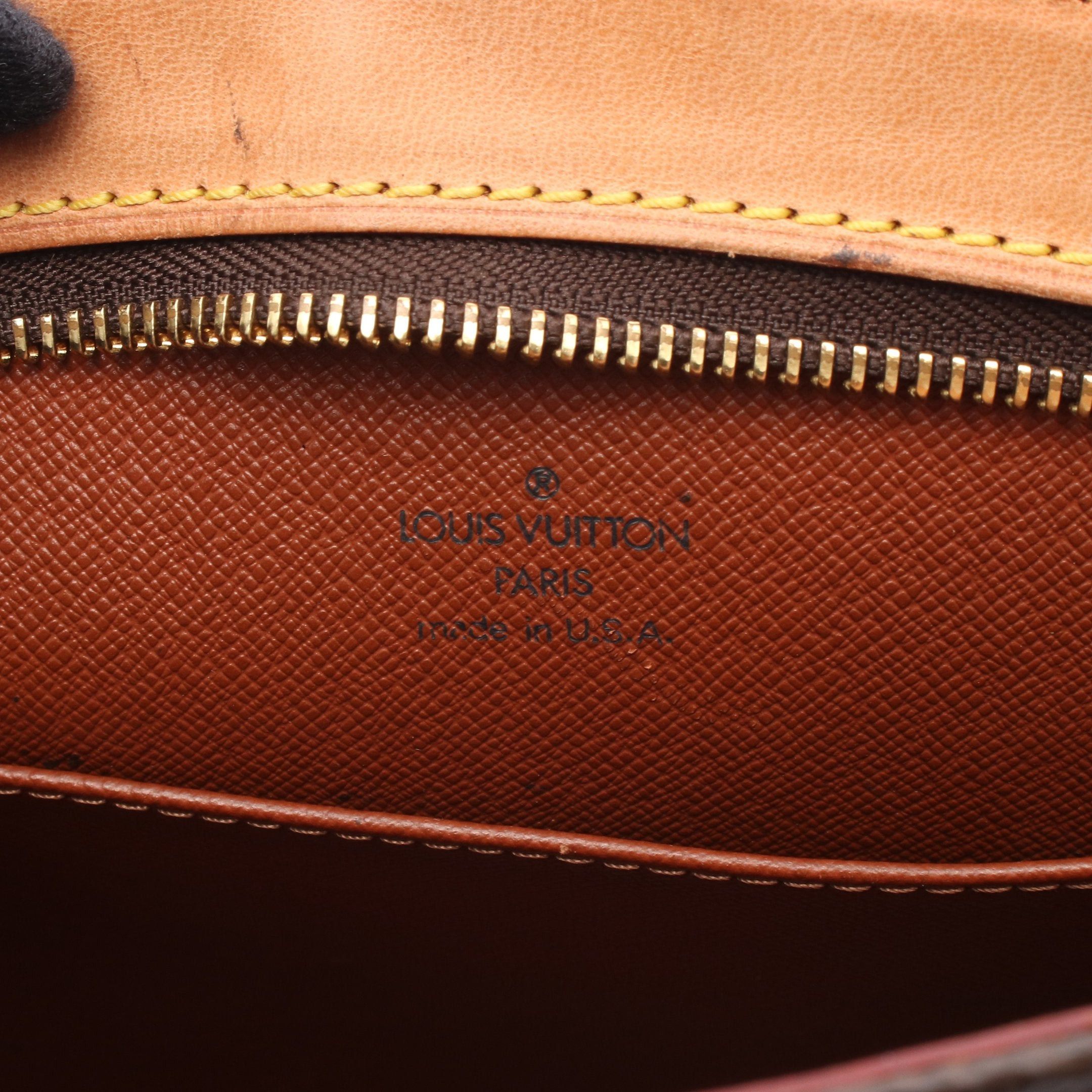 Louis Vuitton Louis Vuitton Druot Monogram Shoulder Bag Leather Brown Size ONE SIZE - 4 Thumbnail