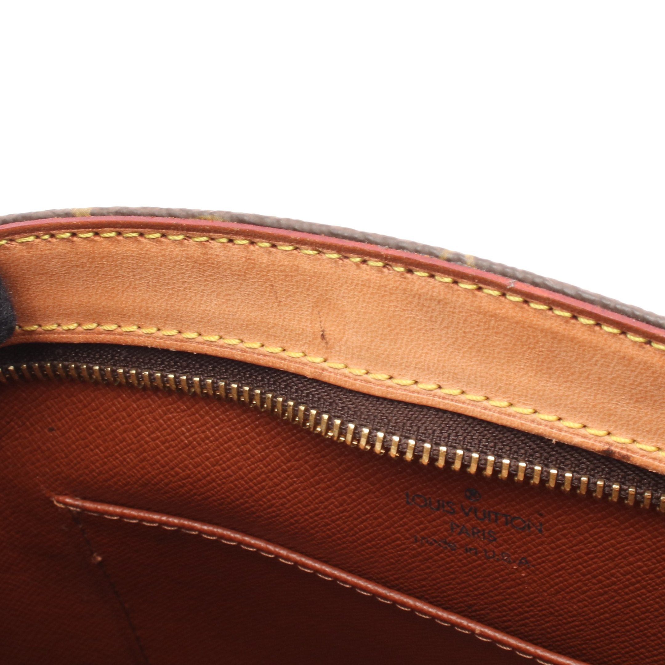 Louis Vuitton Louis Vuitton Druot Monogram Shoulder Bag Leather Brown Size ONE SIZE - 7 Thumbnail