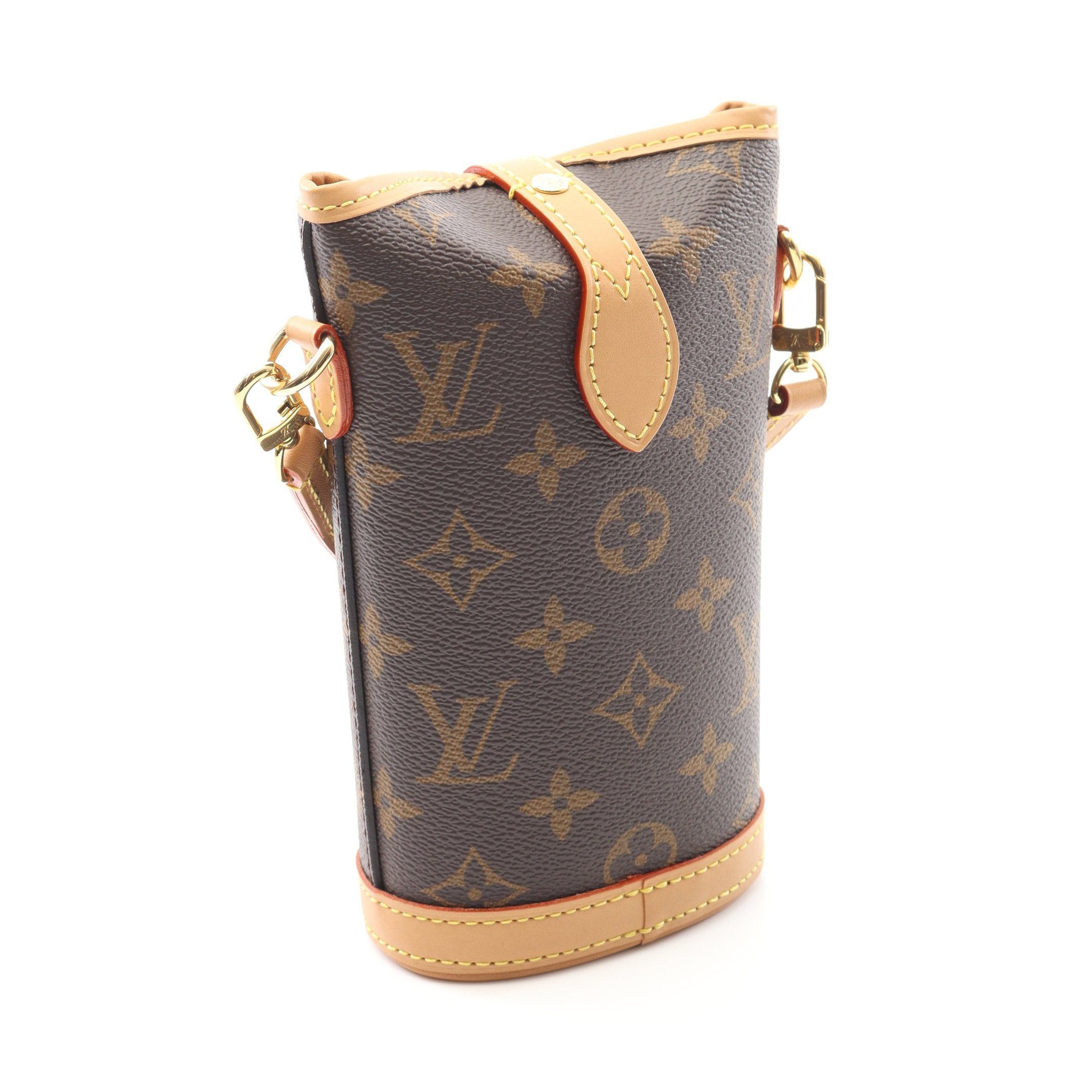 Louis Vuitton Louis Vuitton Fold Me Pouch Monogram Shoulder Bag Leather Brown Size ONE SIZE - 2 Thumbnail