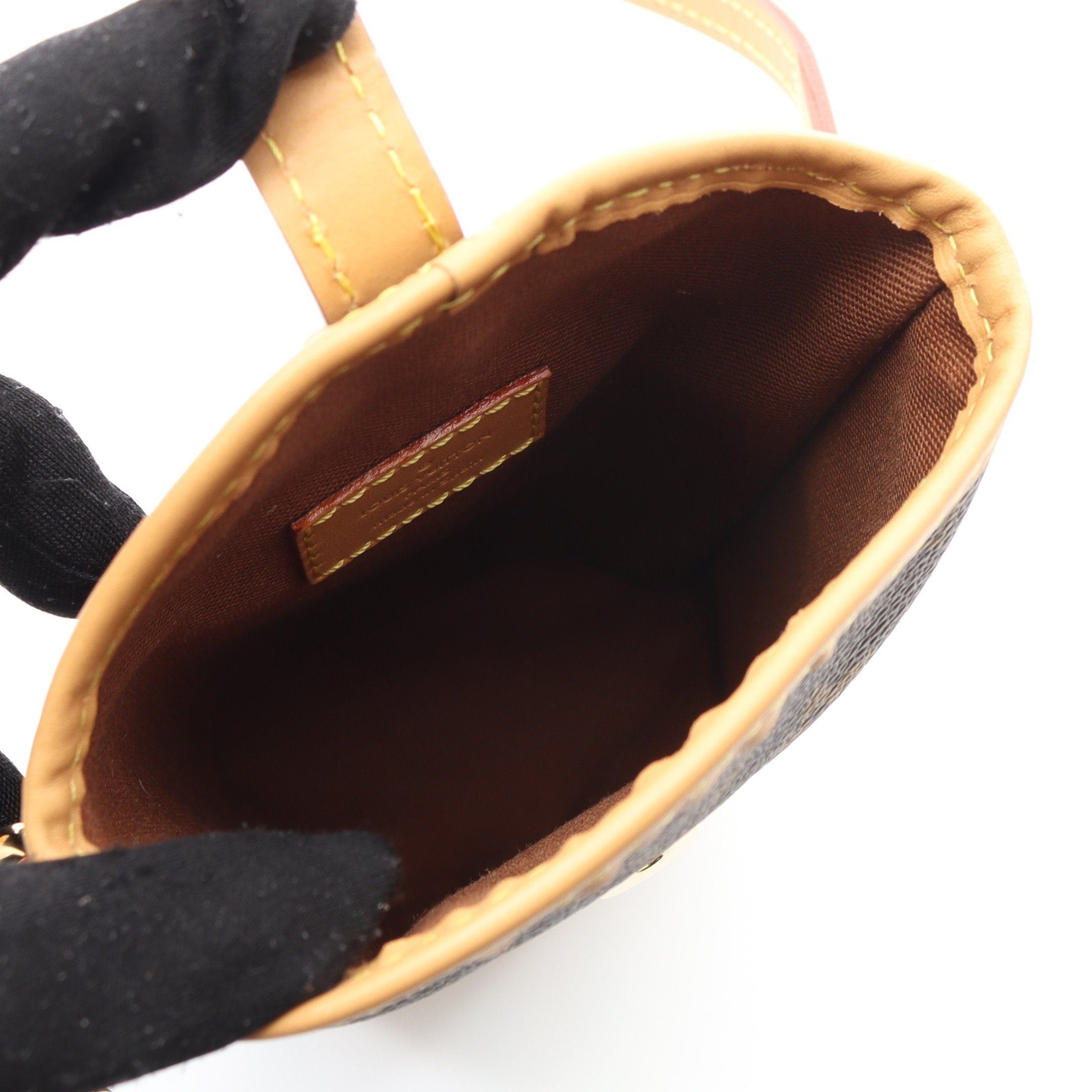 Louis Vuitton Louis Vuitton Fold Me Pouch Monogram Shoulder Bag Leather Brown Size ONE SIZE - 3 Thumbnail