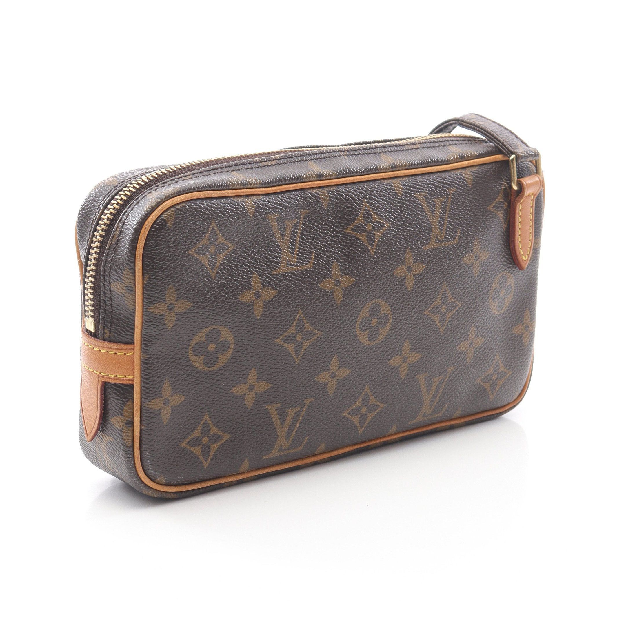 Louis Vuitton Louis Vuitton Marly Monogram Shoulder Bag Leather Brown Size ONE SIZE - 2 Thumbnail