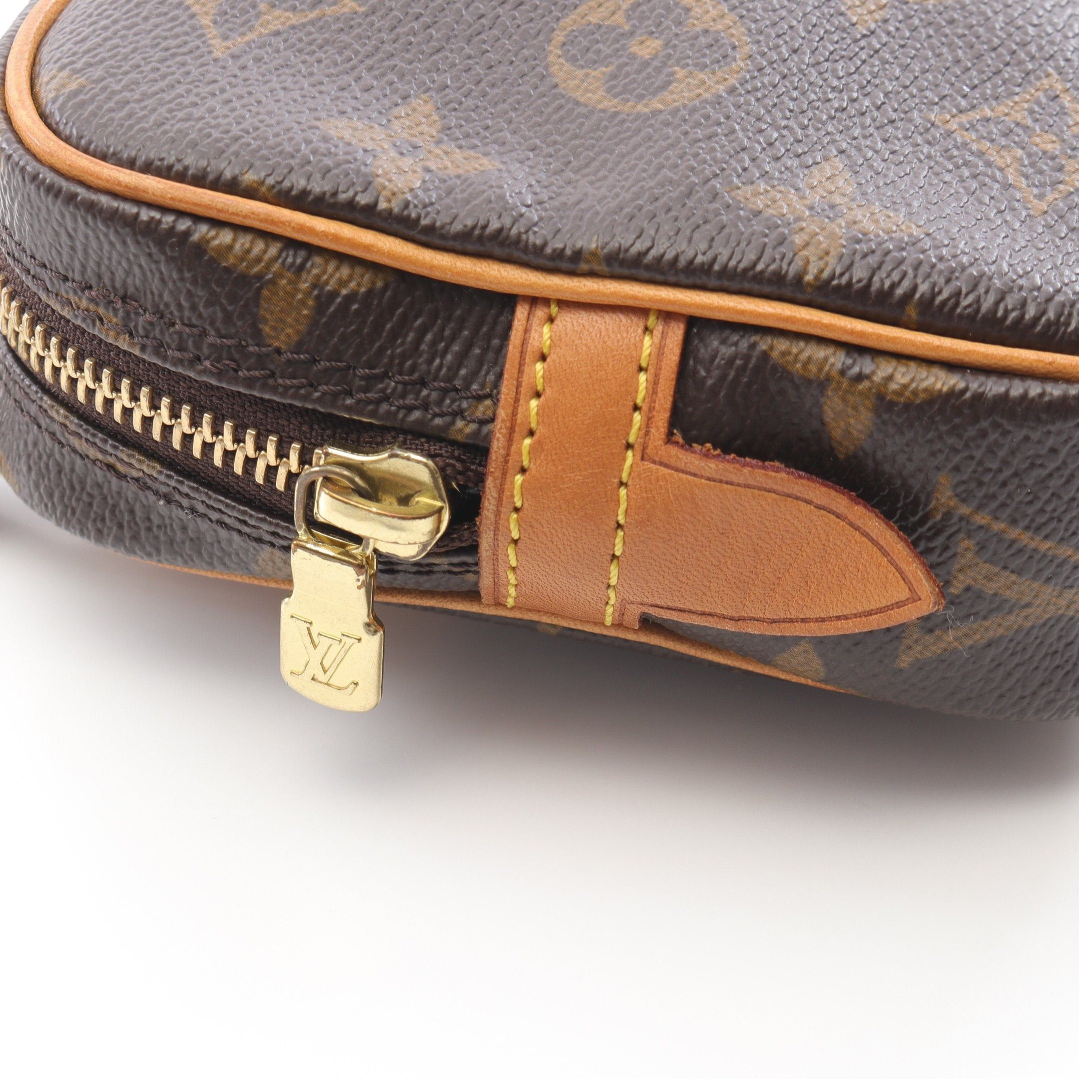Louis Vuitton Louis Vuitton Marly Monogram Shoulder Bag Leather Brown Size ONE SIZE - 10 Thumbnail
