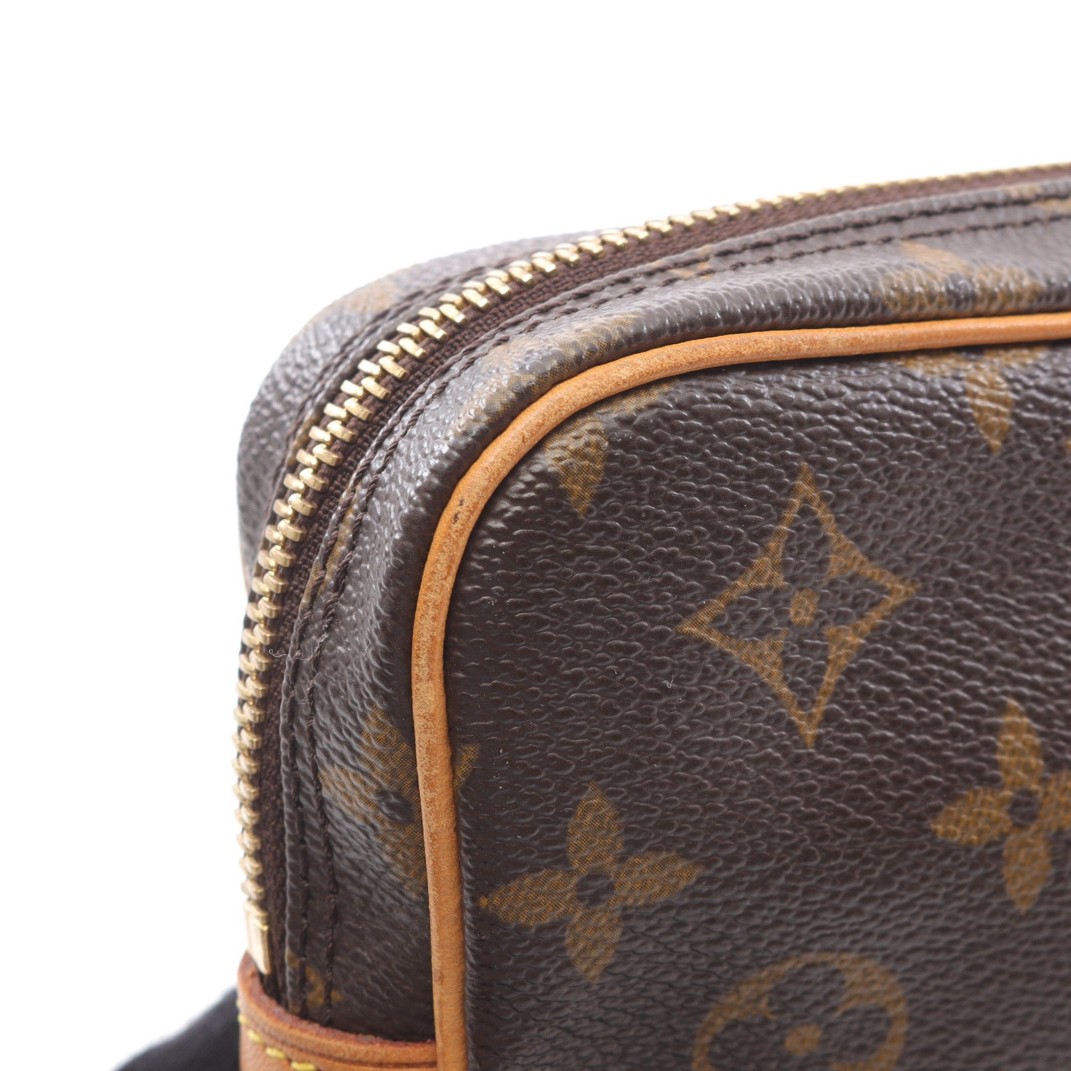 Louis Vuitton Louis Vuitton Marly Monogram Shoulder Bag Leather Brown Size ONE SIZE - 7 Thumbnail