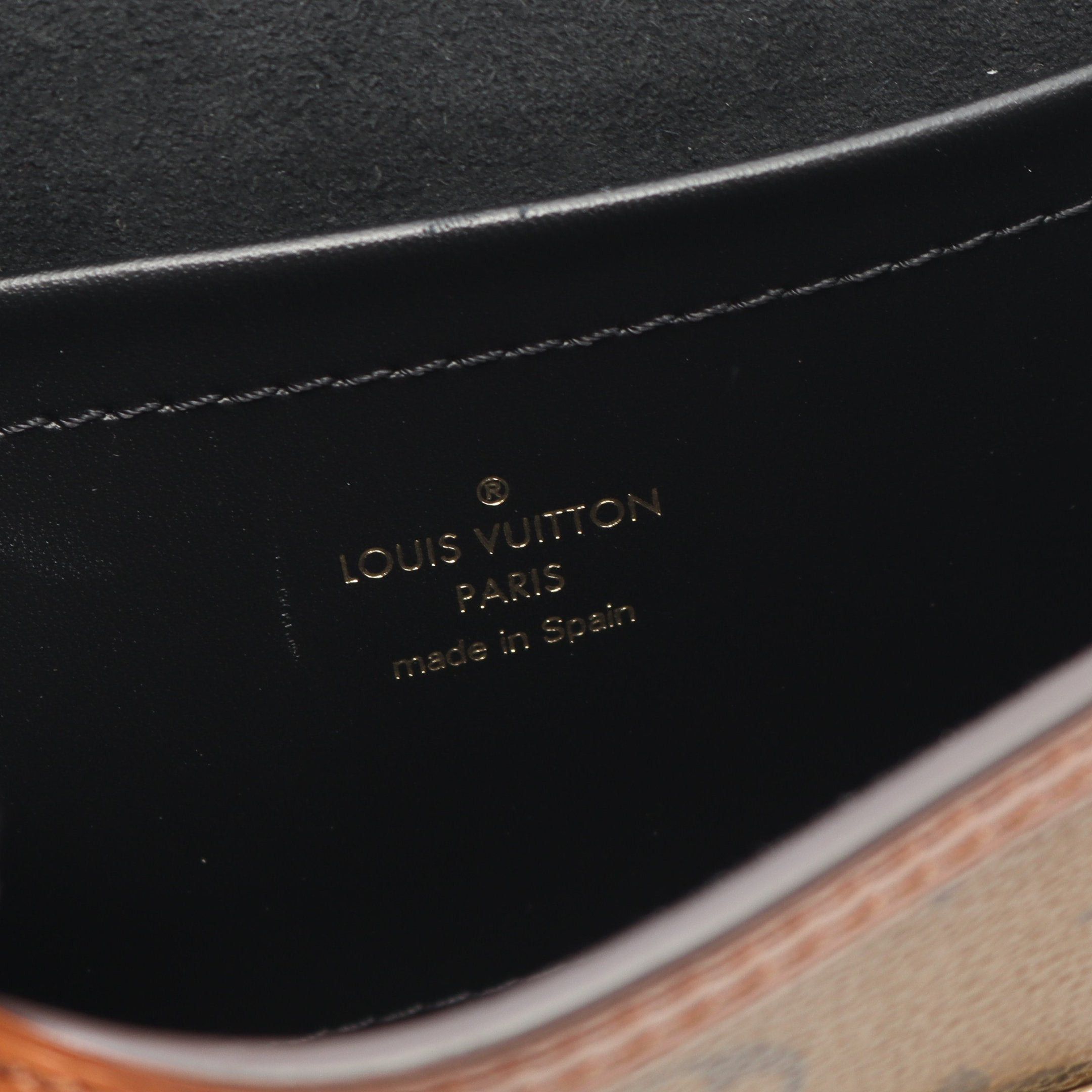 Louis Vuitton Louis Vuitton Pico Dauphine Monogram Reverse Chain Shoulder Bag Leather Brown Size ONE SIZE - 4 Thumbnail