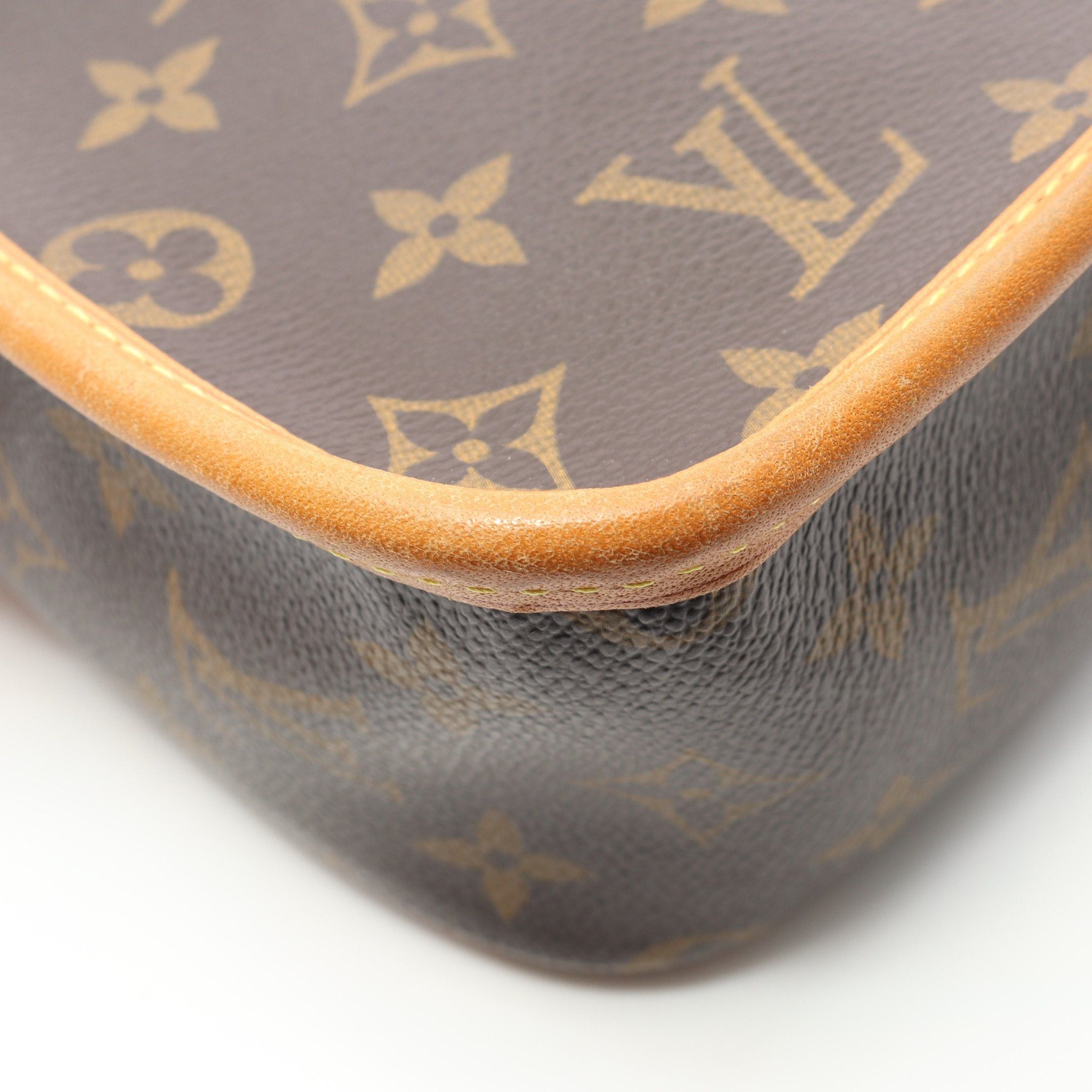 Louis Vuitton Louis Vuitton Sologne Monogram Shoulder Bag Leather Brown Size ONE SIZE - 7 Thumbnail