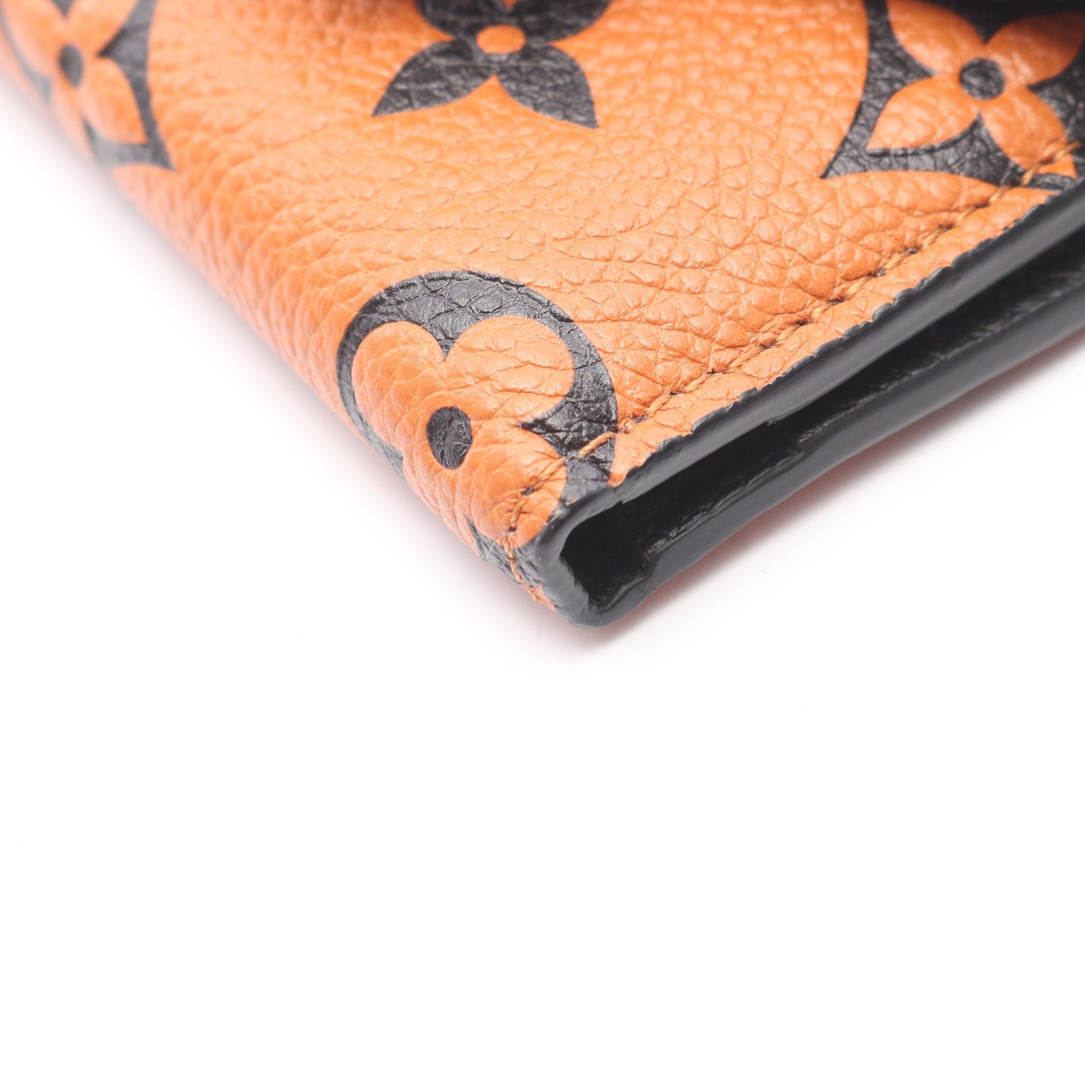 Louis Vuitton Louis Vuitton Portefeuil Zoe Monogram Empreinte Trifold Wallet Leather Light Brown Black Size ONE SIZE - 8 Thumbnail