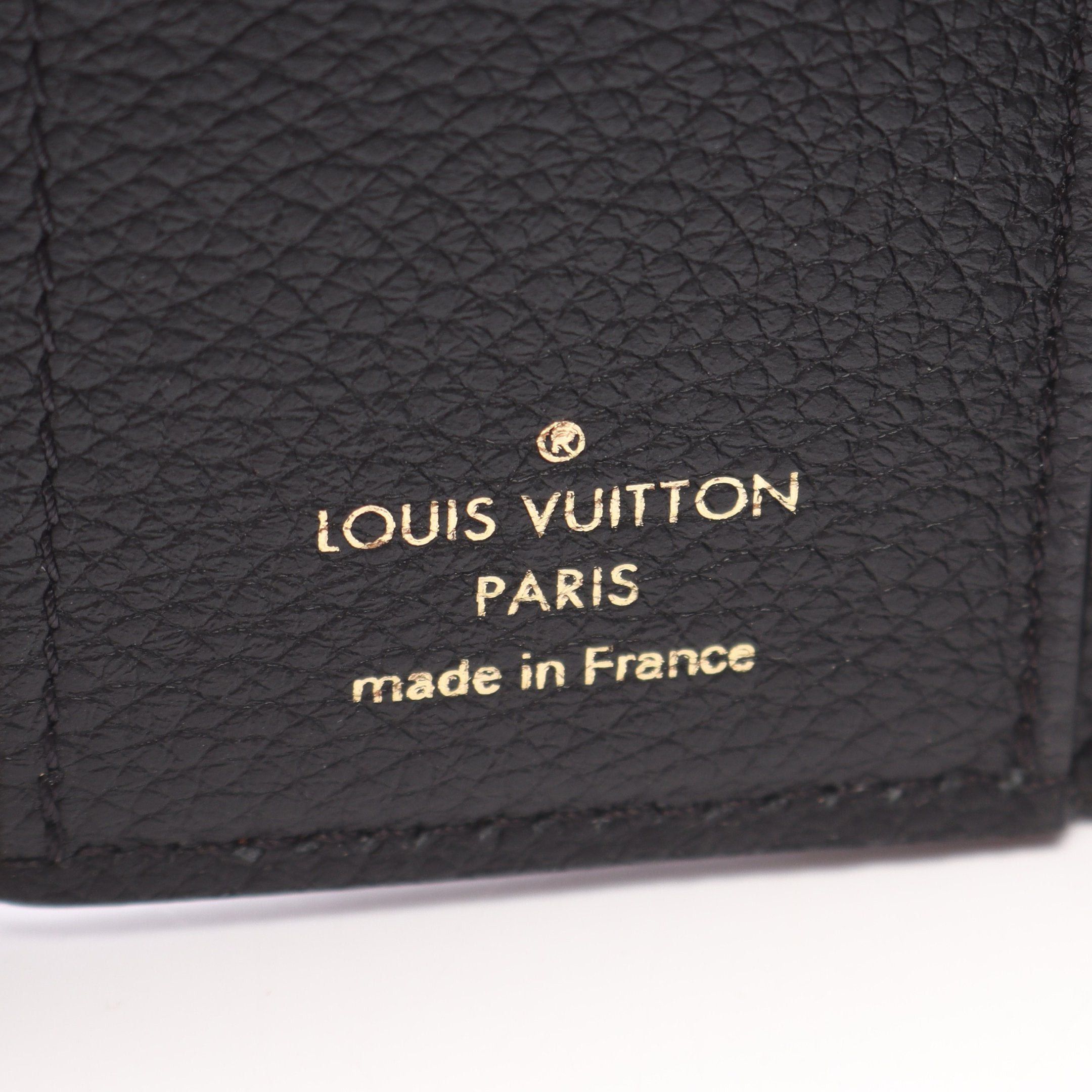 Louis Vuitton Louis Vuitton Portefeuil Zoe Monogram Empreinte Trifold Wallet Leather Light Brown Black Size ONE SIZE - 5 Thumbnail