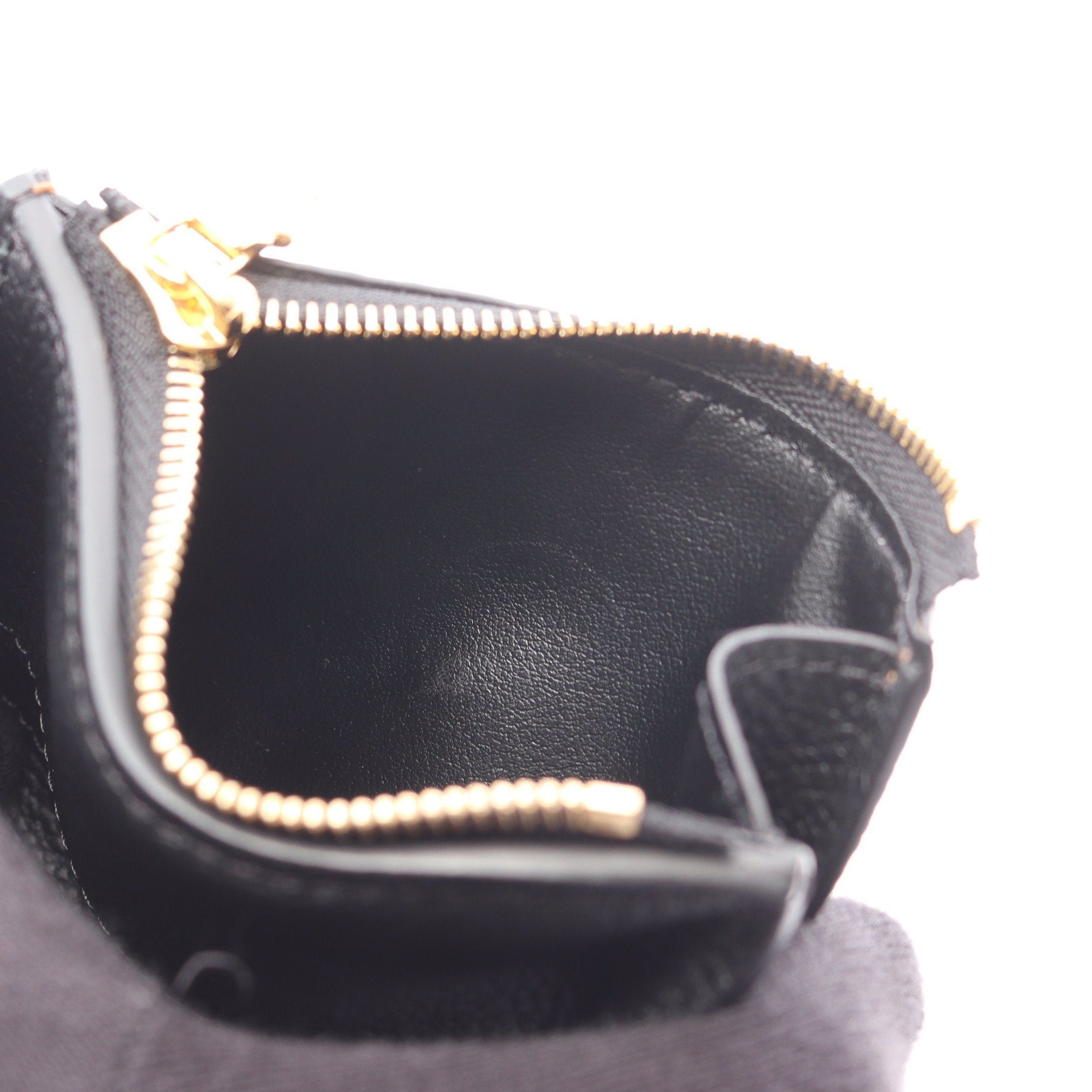 Louis Vuitton Louis Vuitton Portefeuil Zoe Monogram Empreinte Trifold Wallet Leather Light Brown Black Size ONE SIZE - 7 Thumbnail